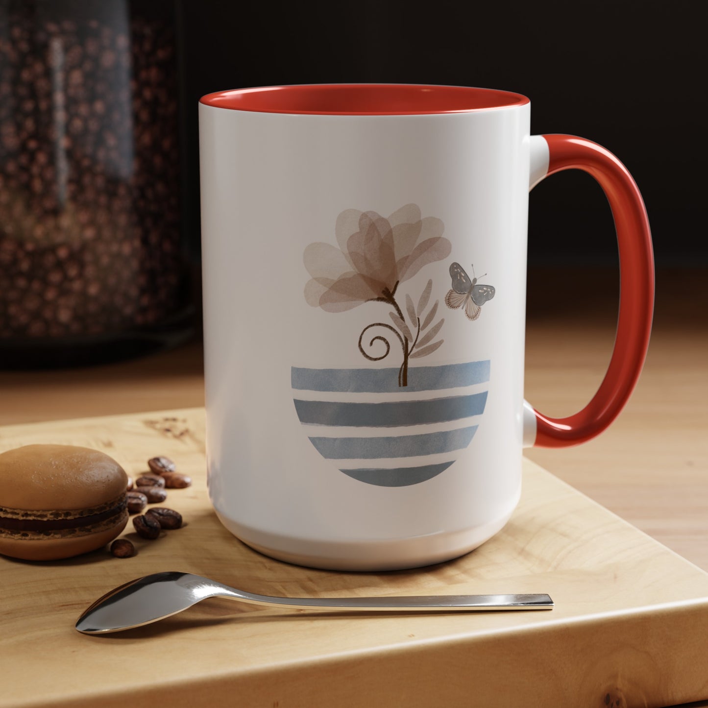 Watercolor Flower Coffee Mug