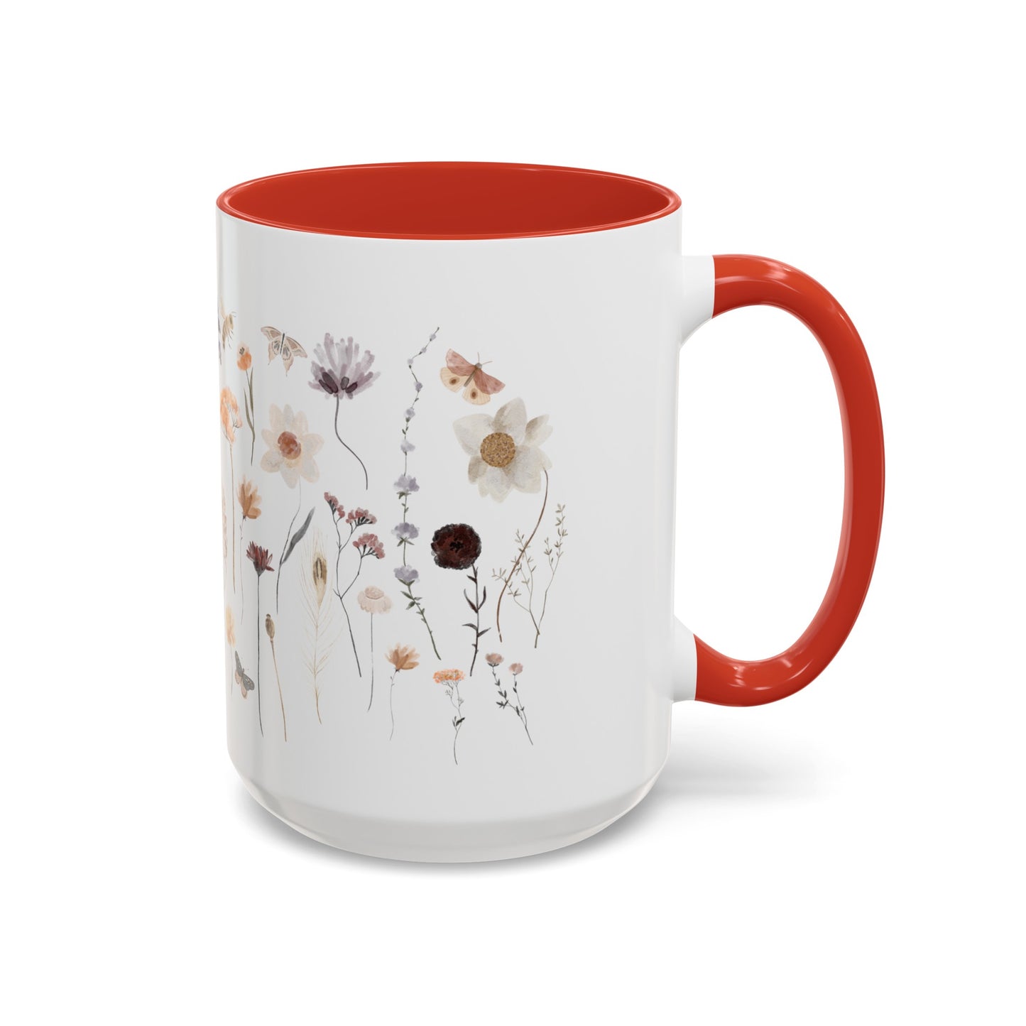 Bee Butterfly Flower Mug