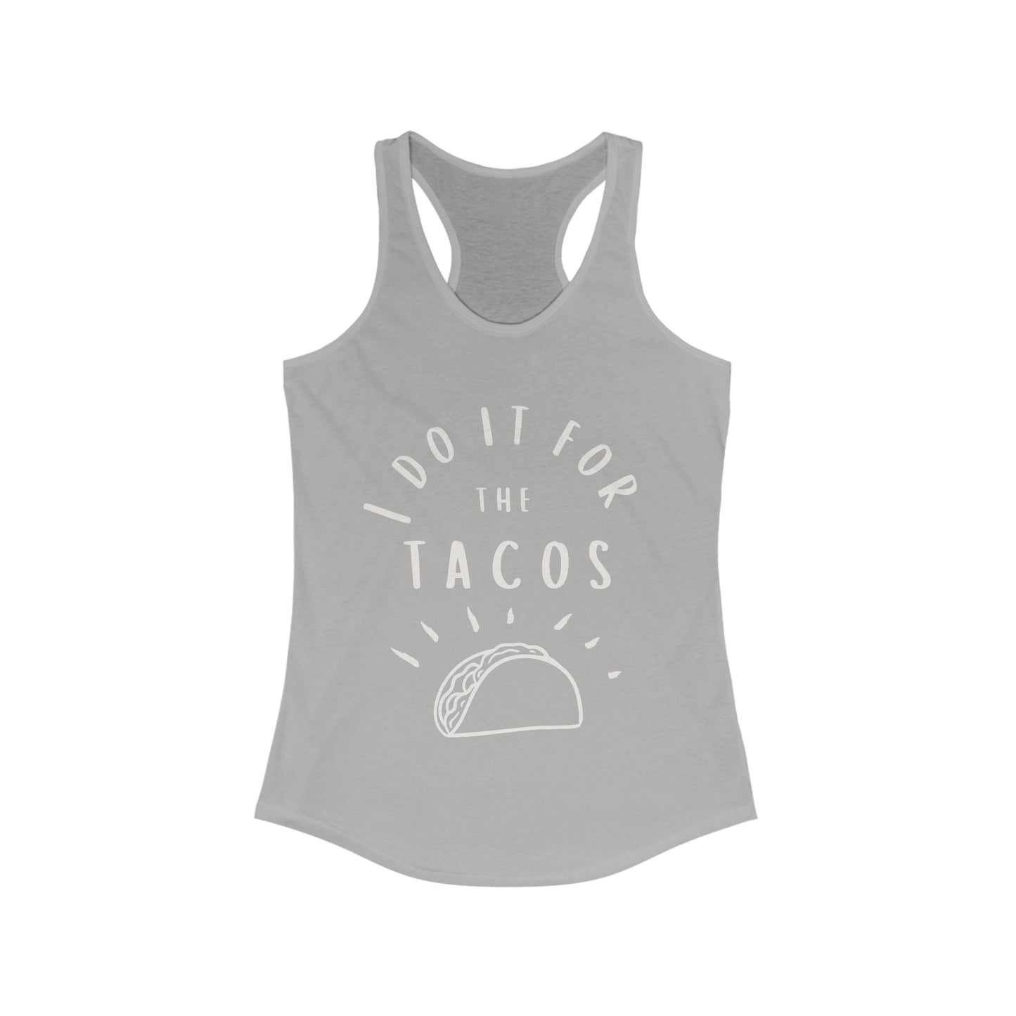 Funny Workout Racerback Tank