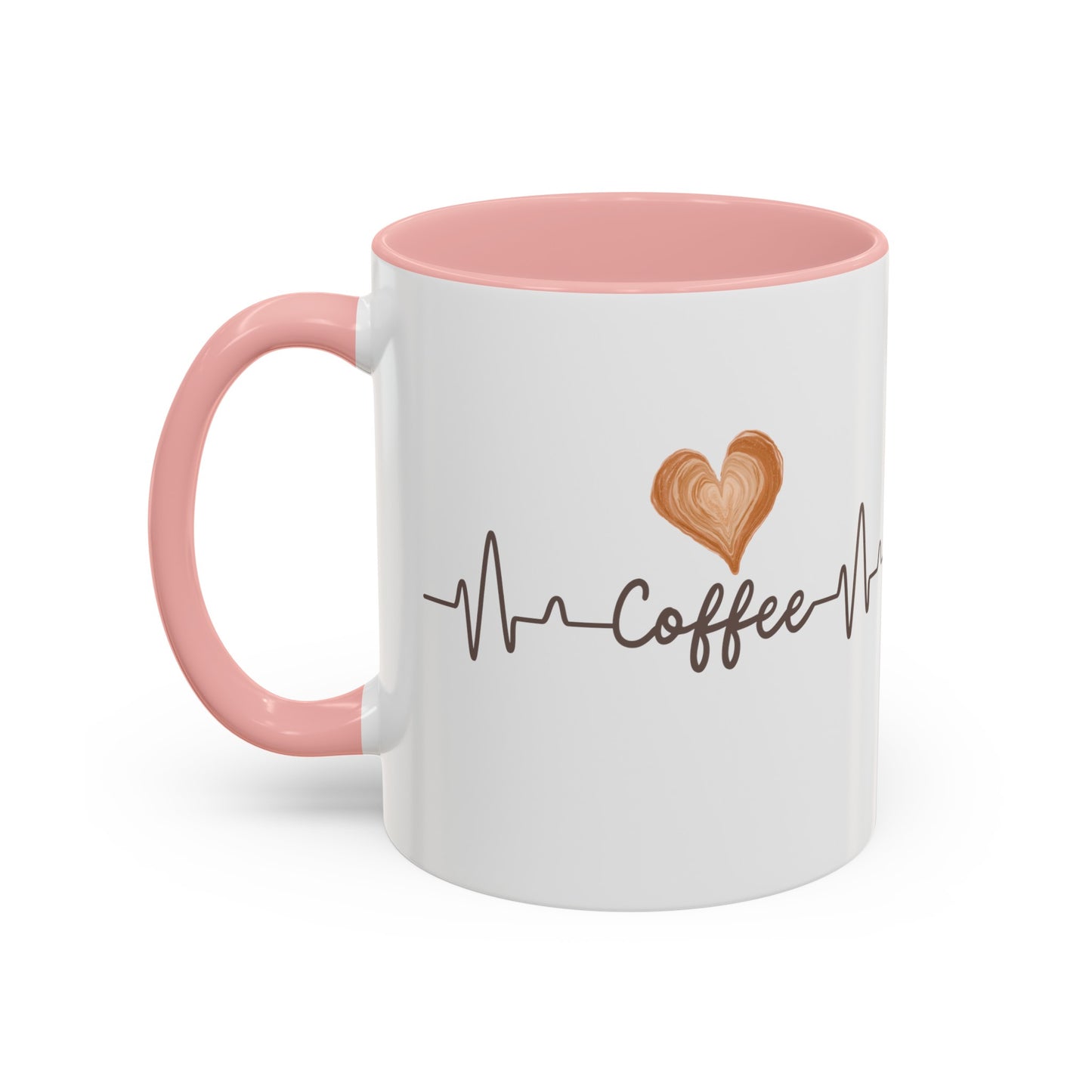 Coffee Heartbeat Mug, 11oz