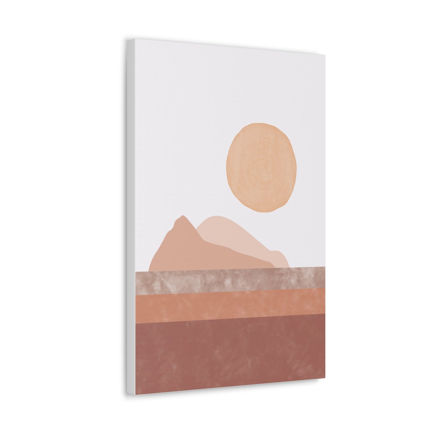 Sun And Mountains Canvas