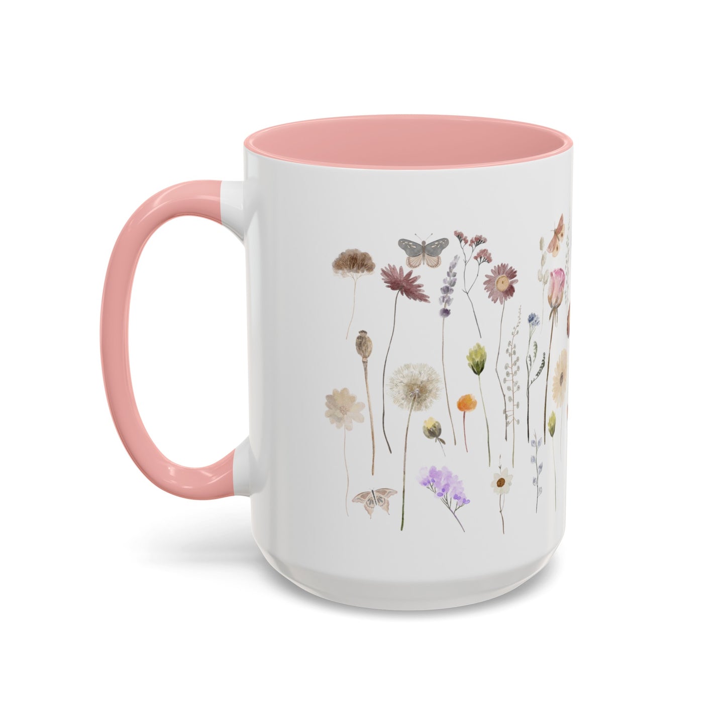 Bee Butterfly Flower Mug