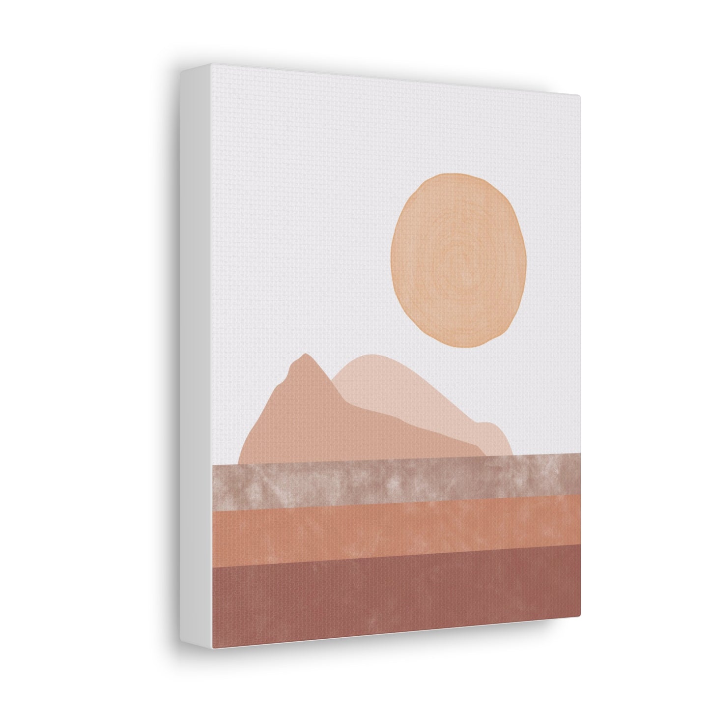 Sun And Mountains Canvas