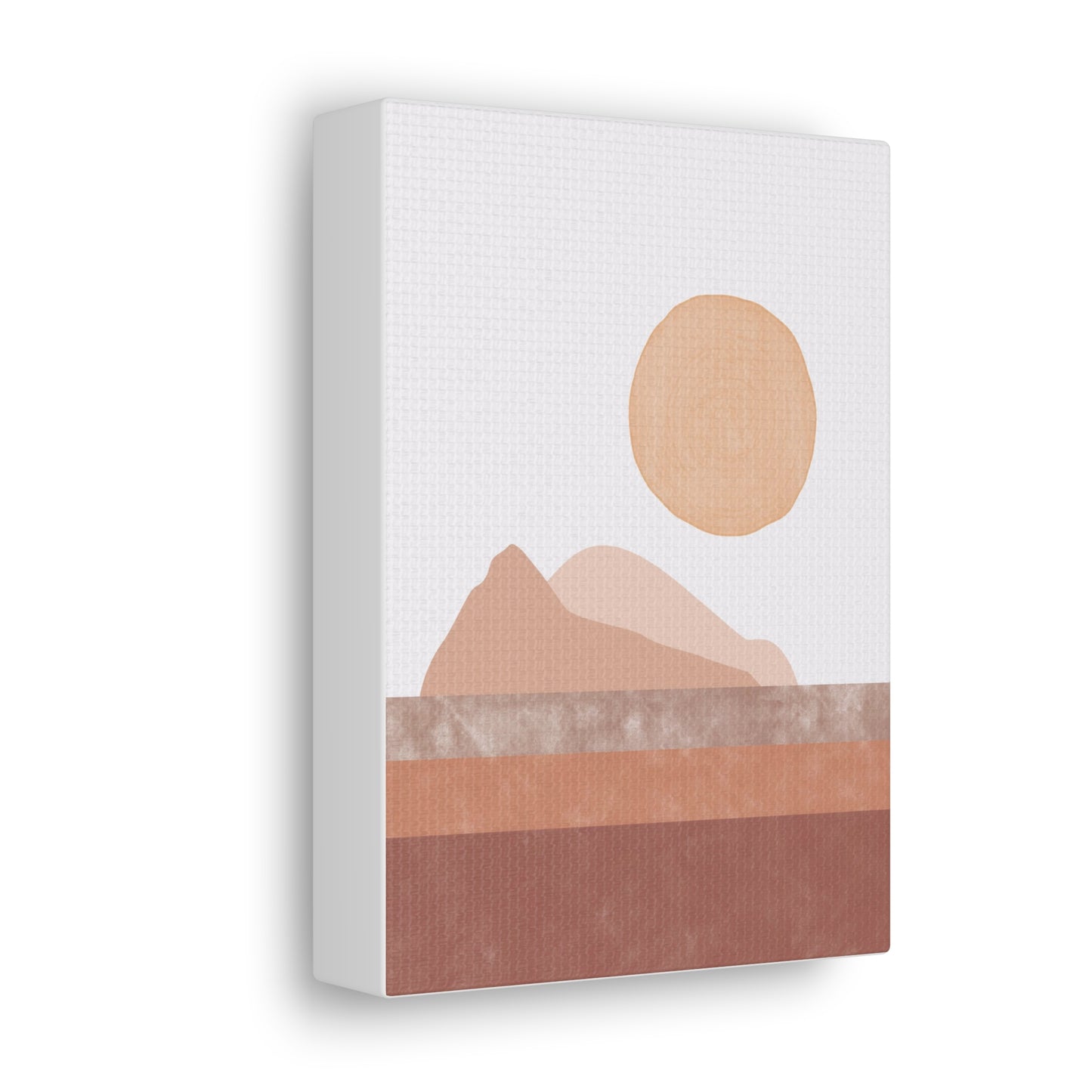 Sun And Mountains Canvas