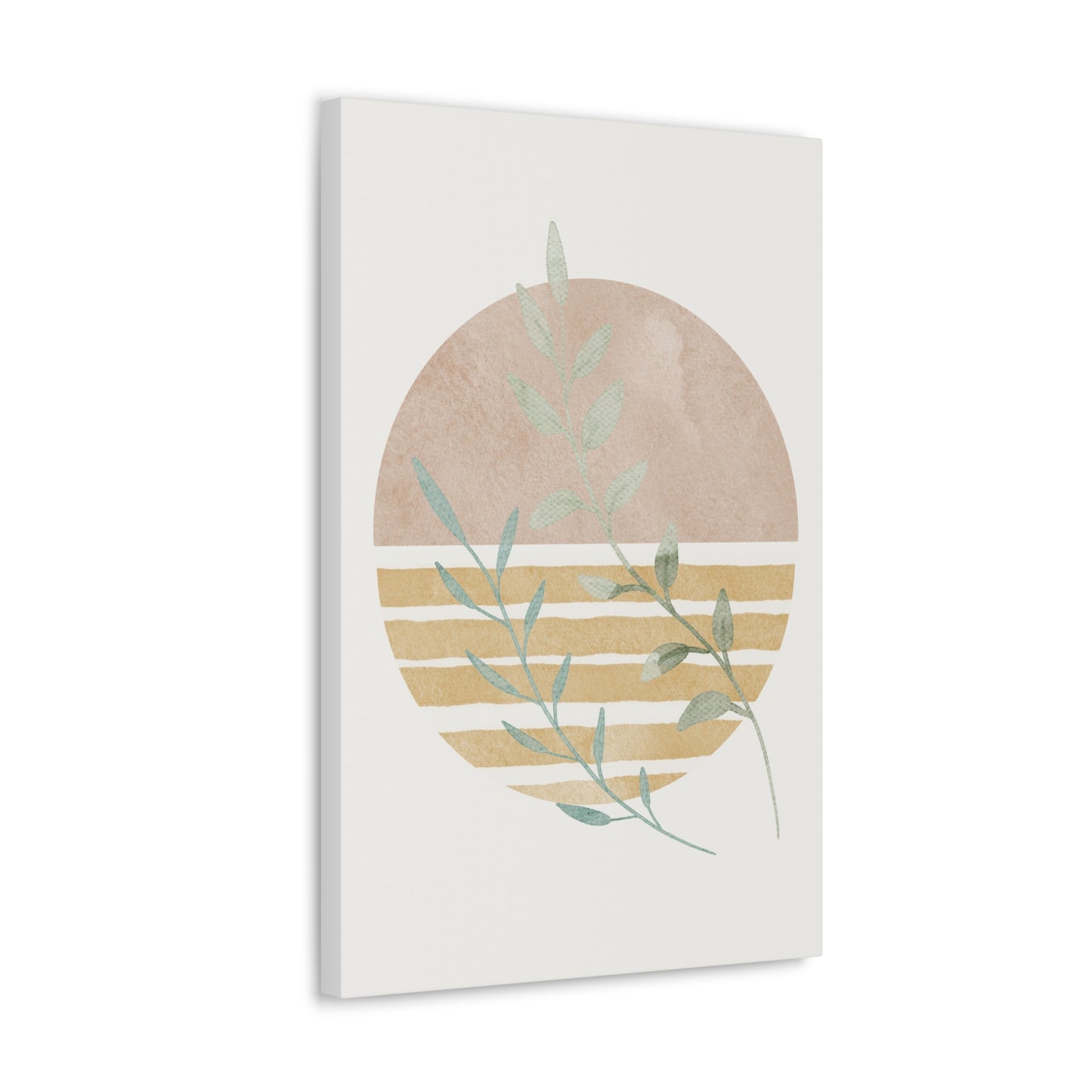 Abstract Plant Canvas