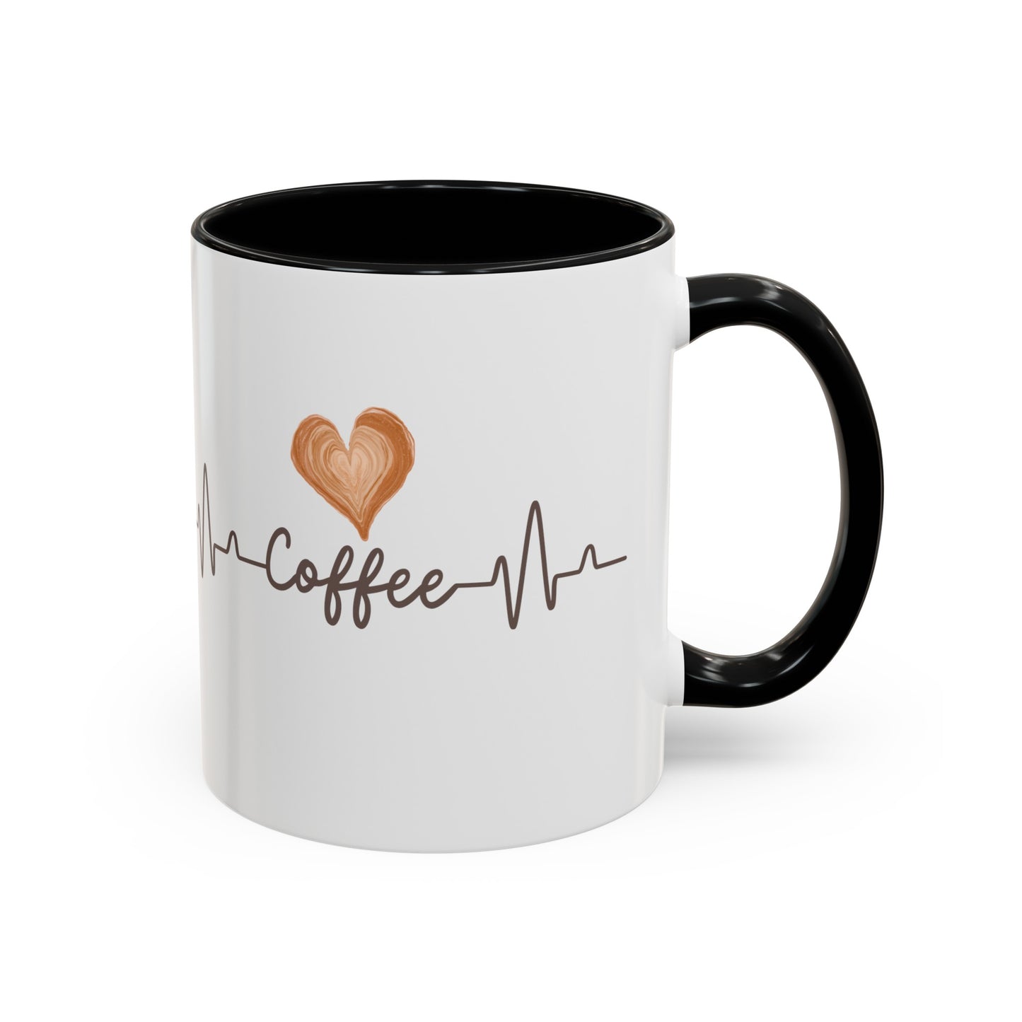 Coffee Heartbeat Mug, 11oz