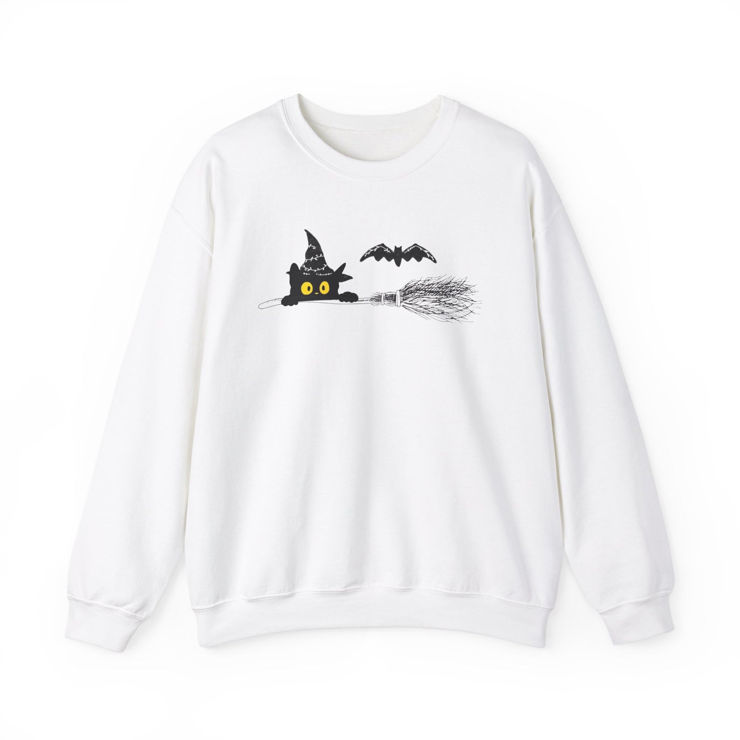 Cute Black Cat Crewneck Sweatshirt