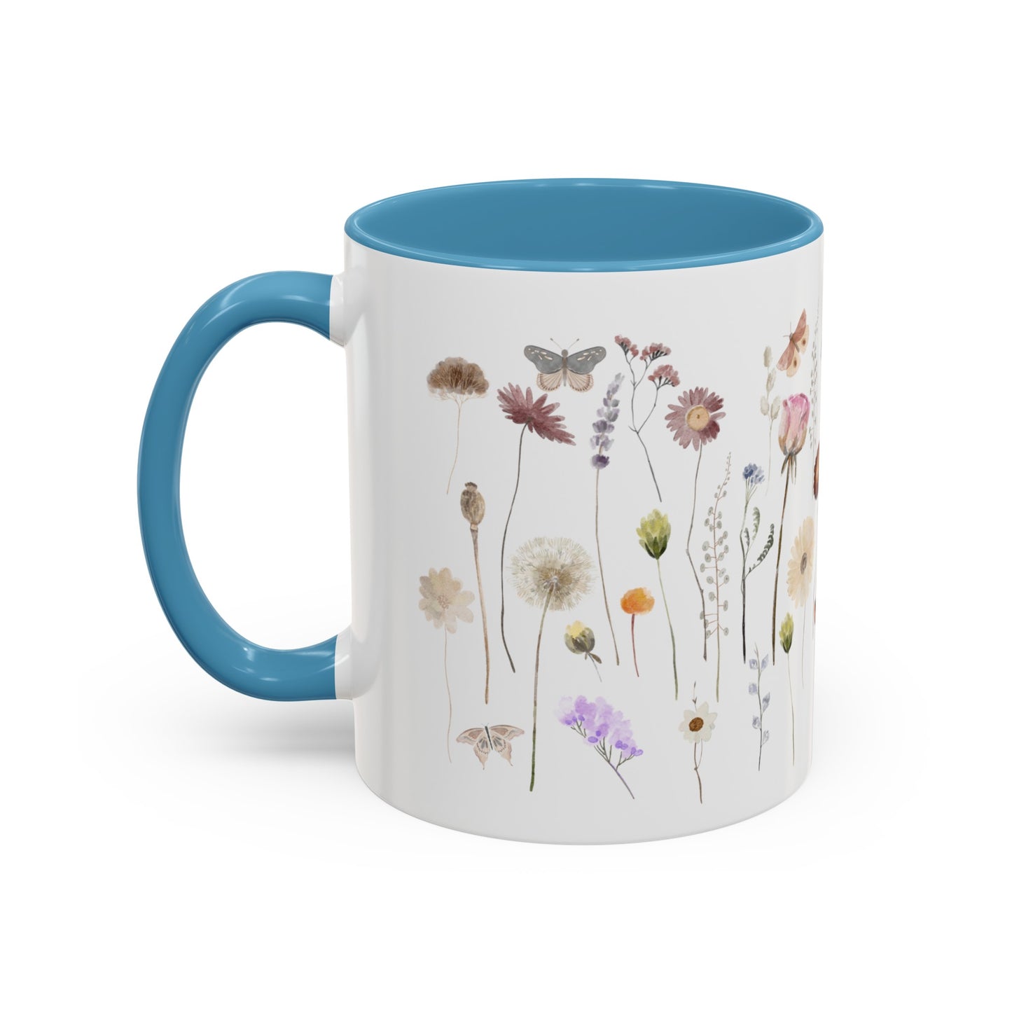 Bee Butterfly Flower Mug