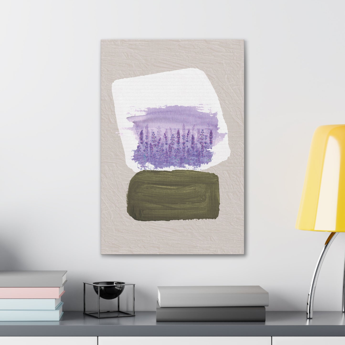 Lavender Abstract Canvas