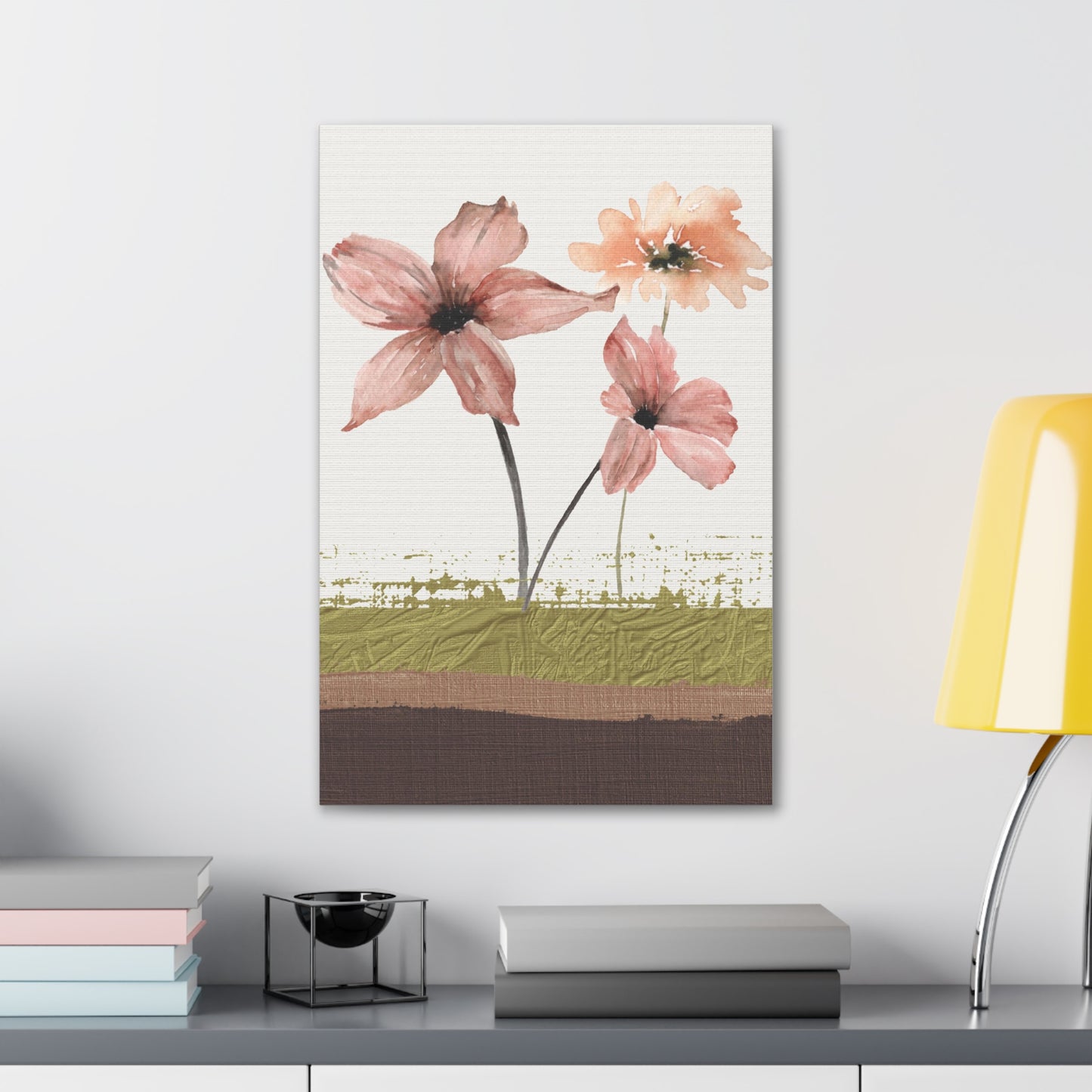 Abstract Flower Canvas