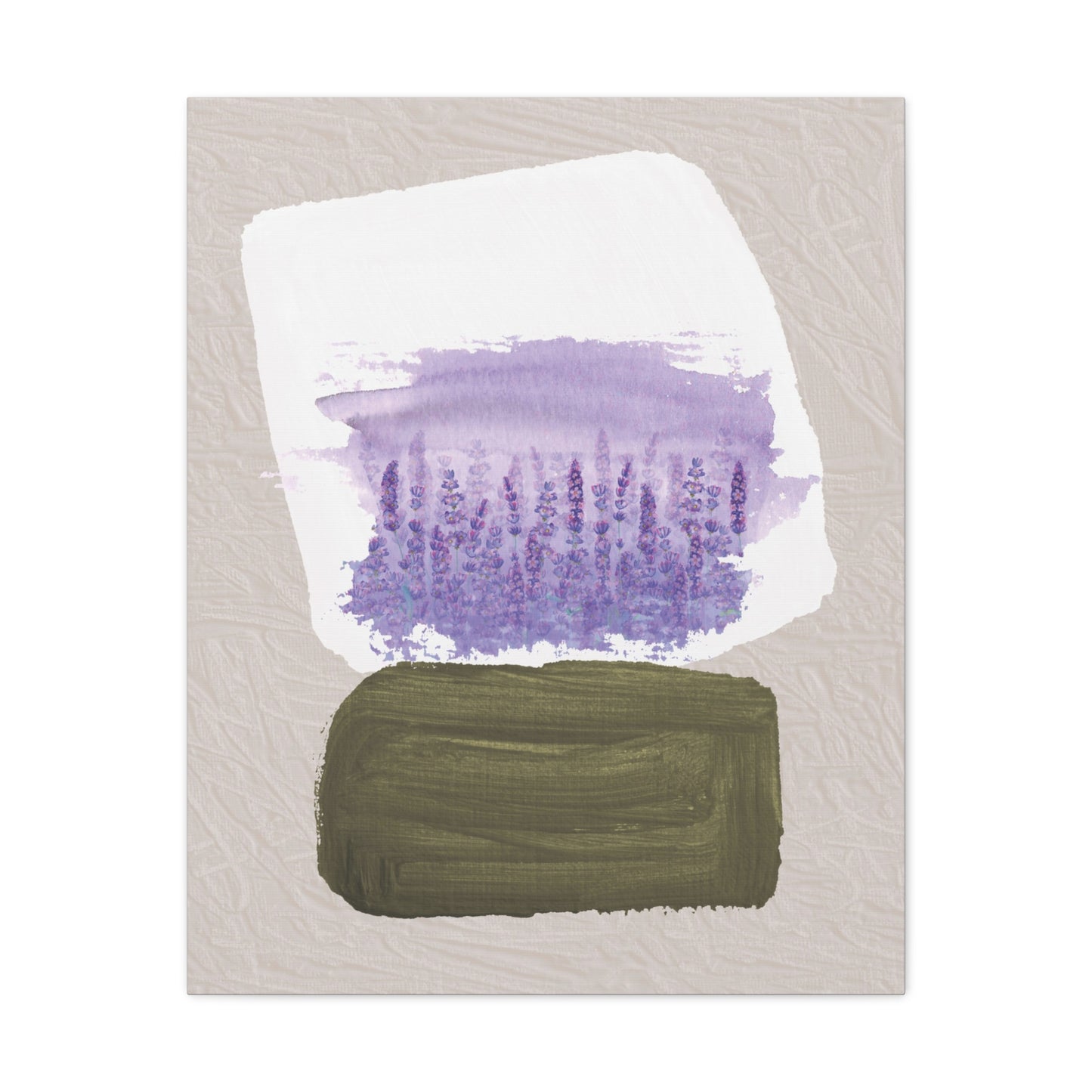 Lavender Abstract Canvas