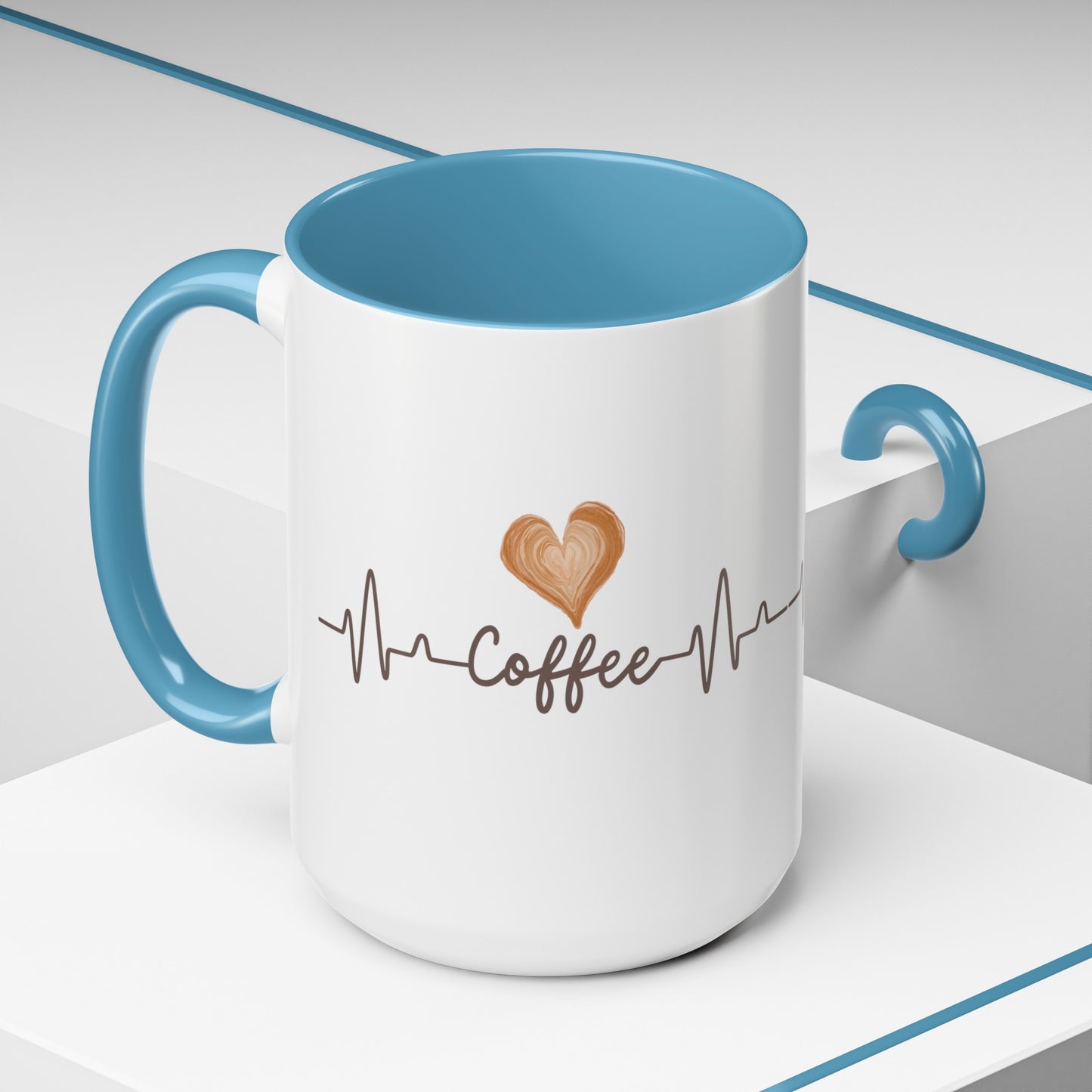 Coffee Heartbeat Mug, 11oz