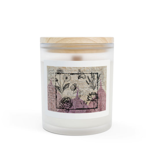 Floral Serenity Candle, Relaxing Home Decor, Gift for Her, Natural Soy Wax, Floral Scented Candle, Eco-Friendly Decor