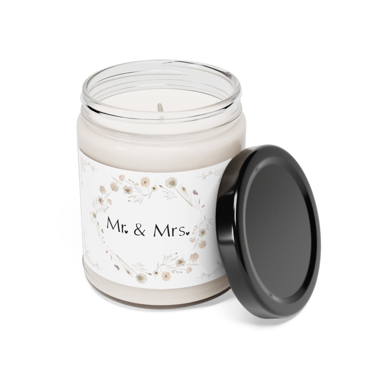 Mr. and Mrs. Scented Soy Candle