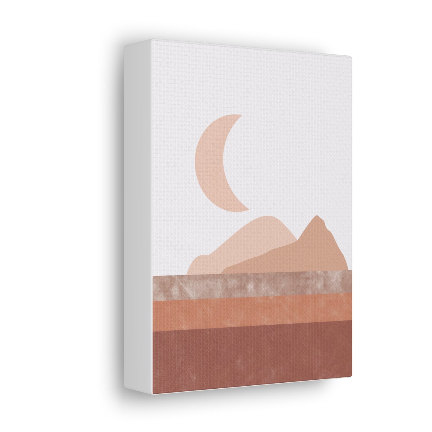 Moon And Mountains Canvas