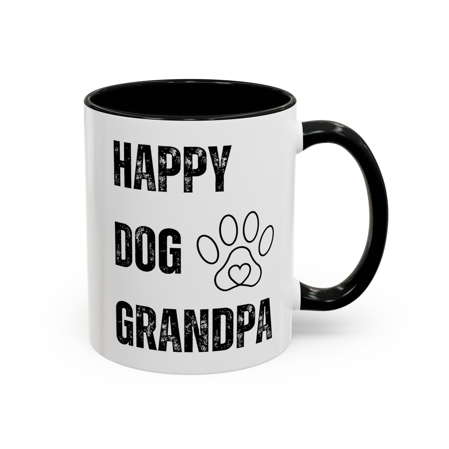 Happy Dog Grandpa Mug