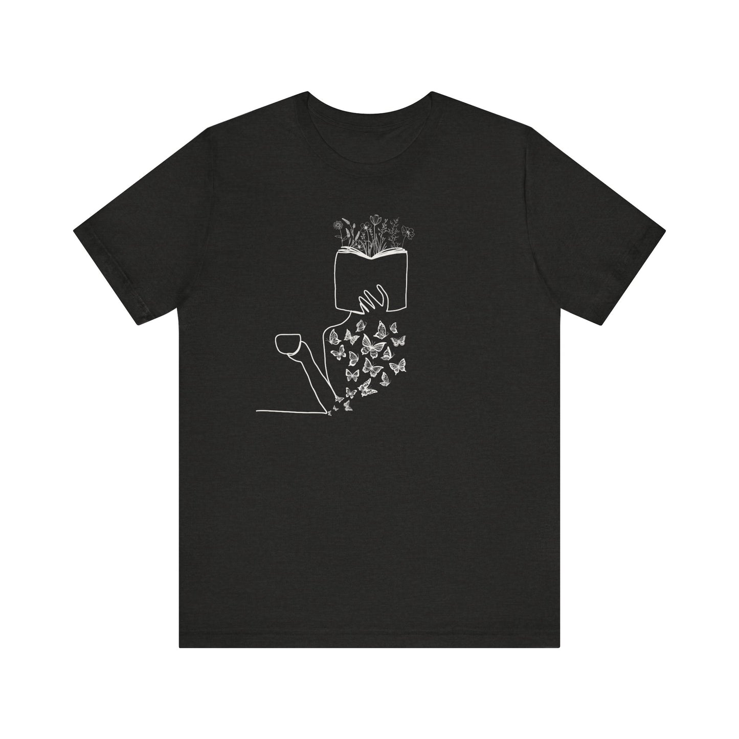 Butterfly Coffee Book T-Shirt