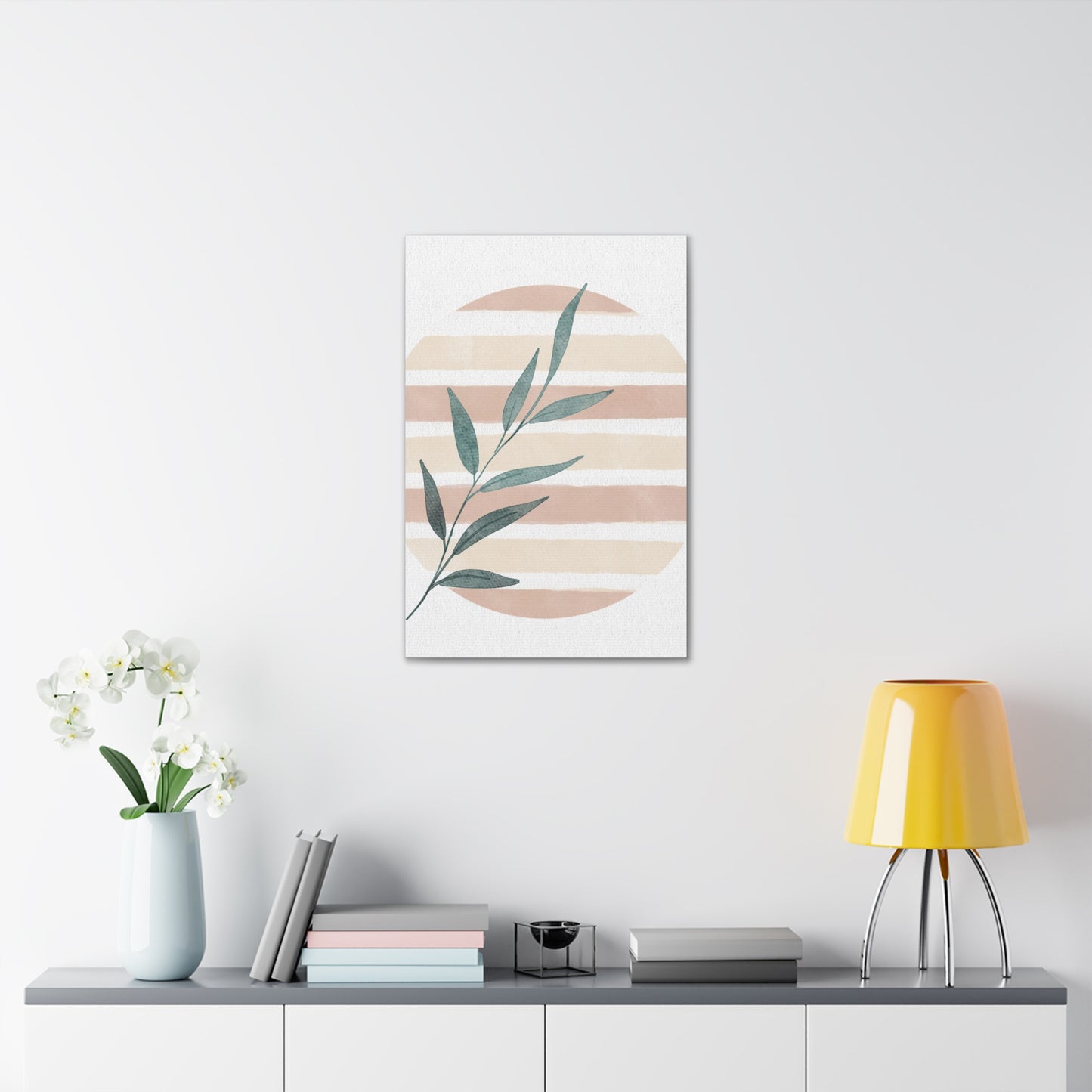 Abstract Plant Canvas