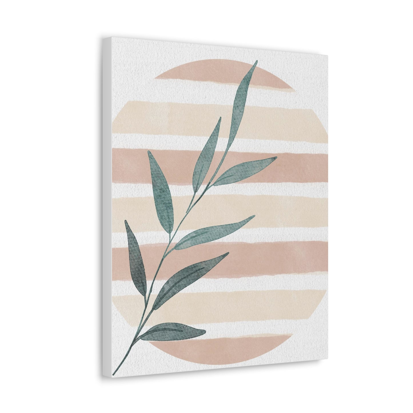 Abstract Plant Canvas