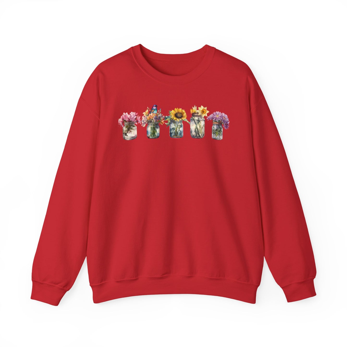 Floral Crewneck Sweatshirt - Cozy Gift for Nature Lovers, Comfortable Warmth for Fall, Spring Fashion, Ideal for Casual Outings, [...]