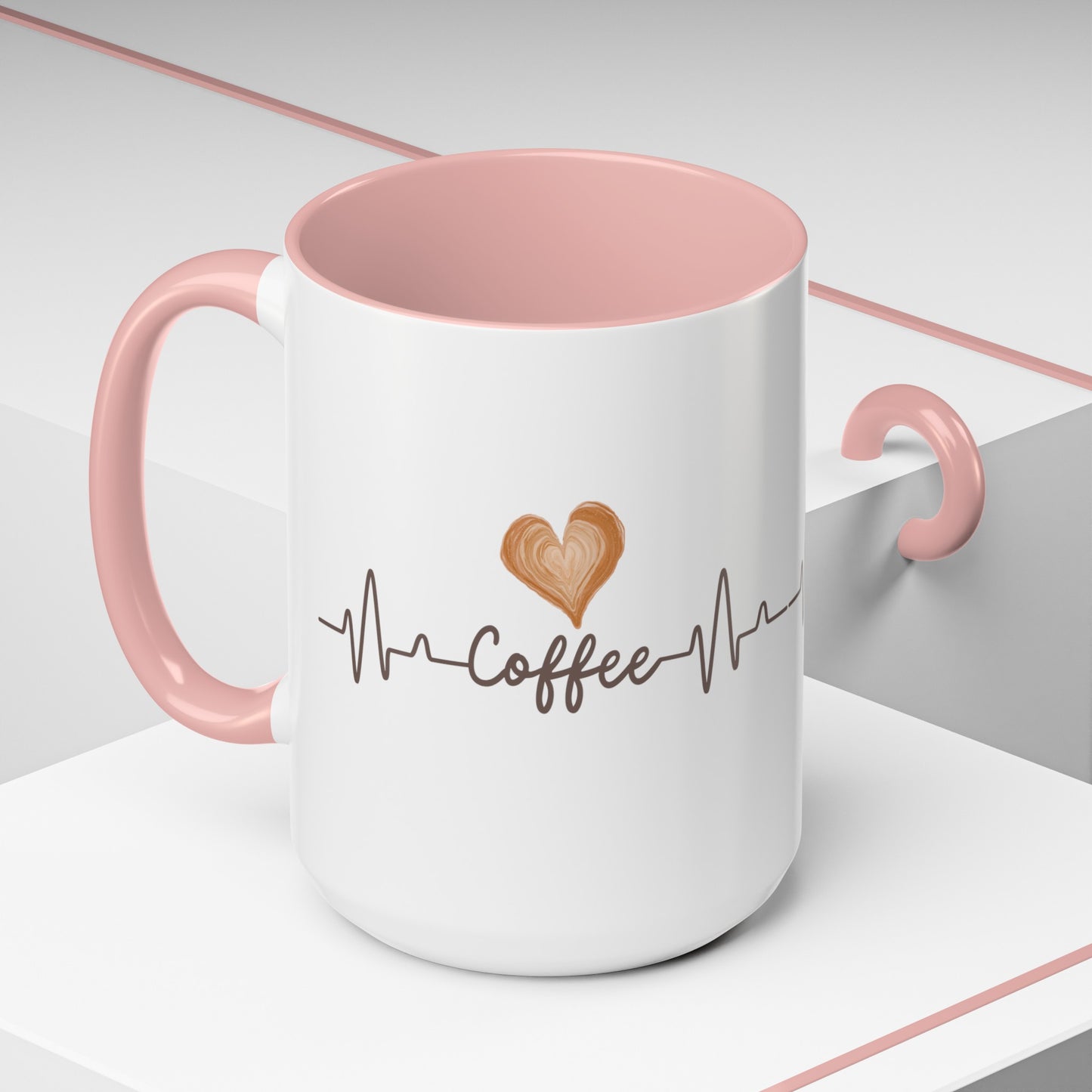 Coffee Heartbeat Mug, 11oz