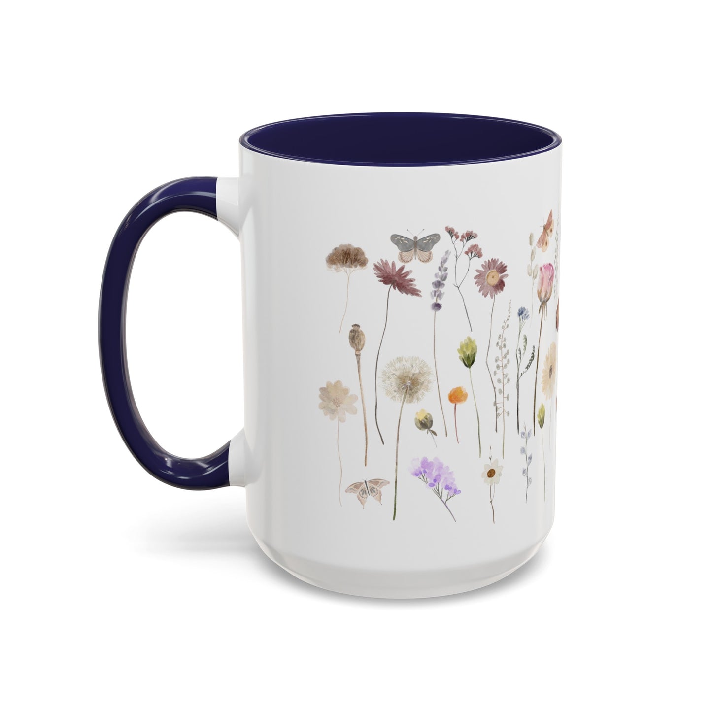 Bee Butterfly Flower Mug