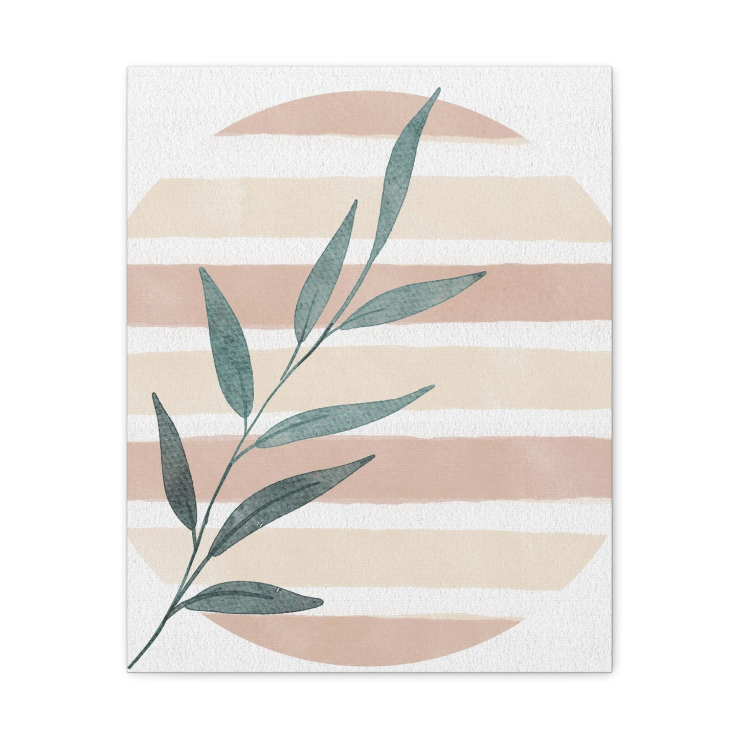 Abstract Plant Canvas