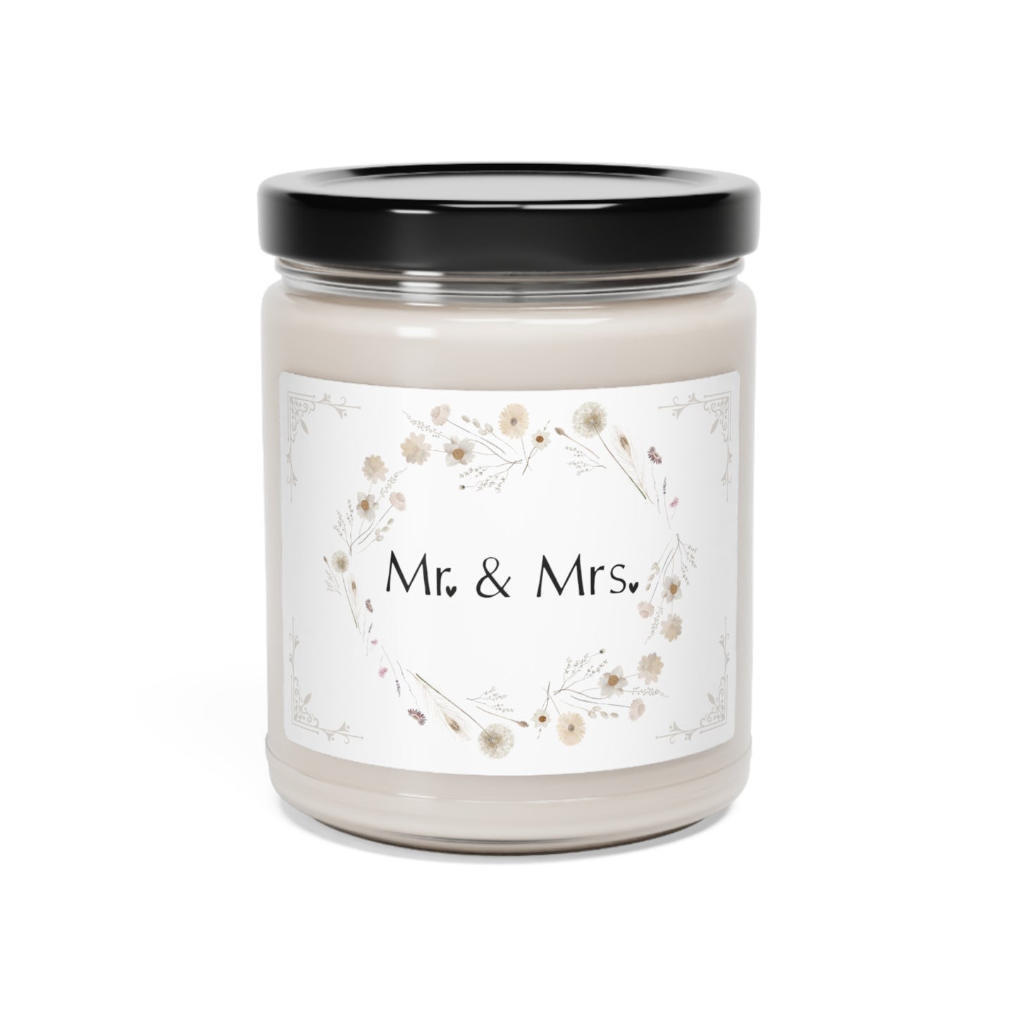 boho wedding candle