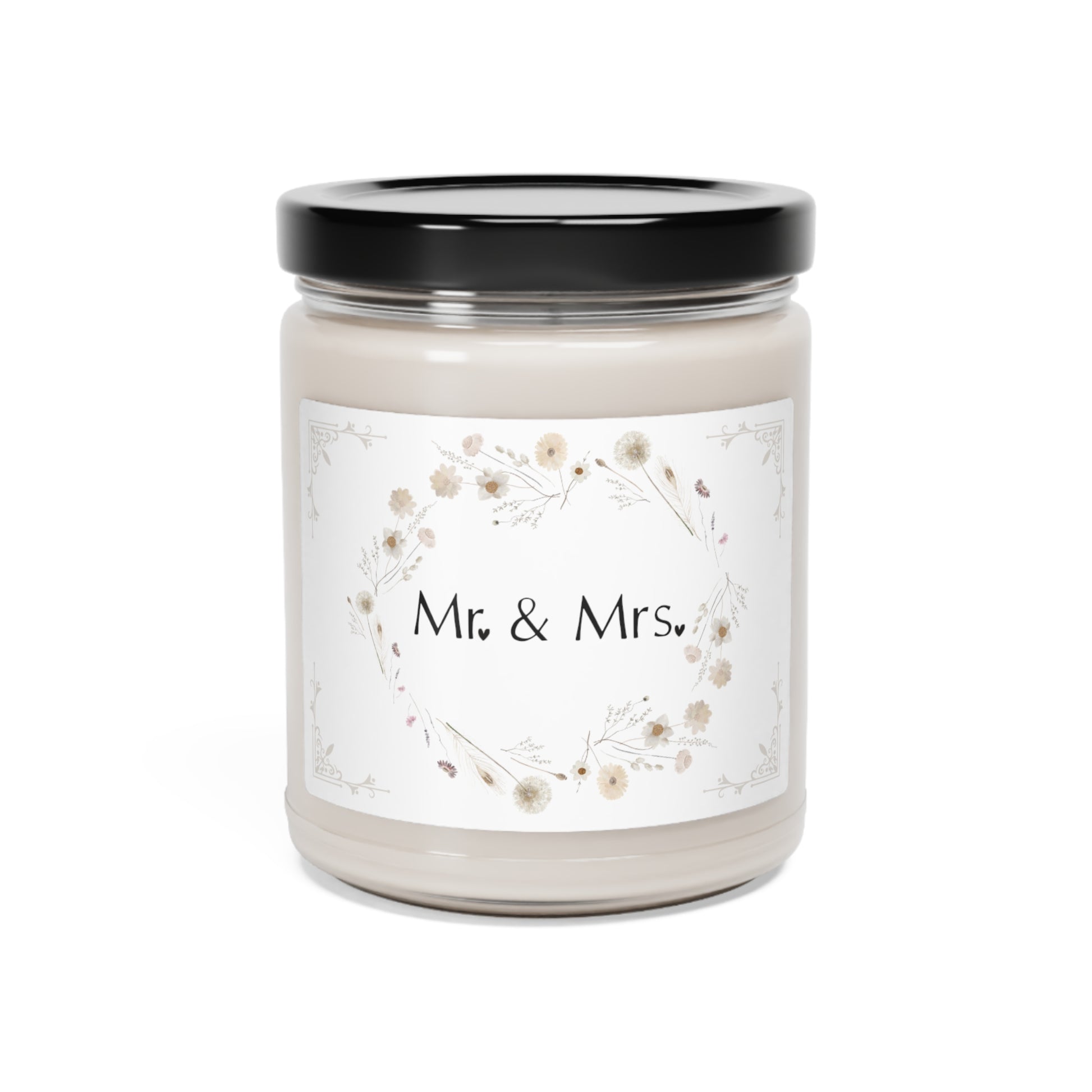 boho wedding candle