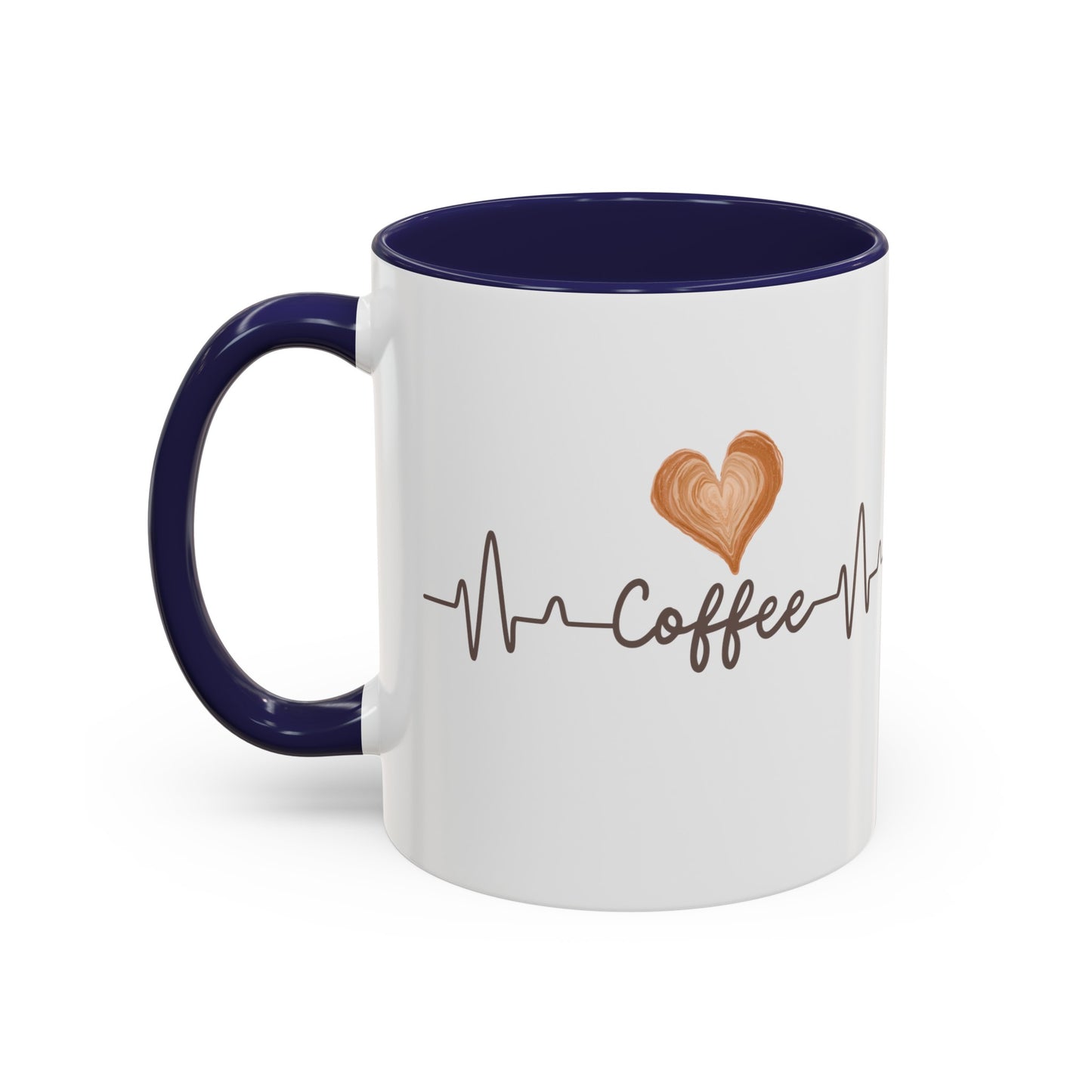 Coffee Heartbeat Mug, 11oz