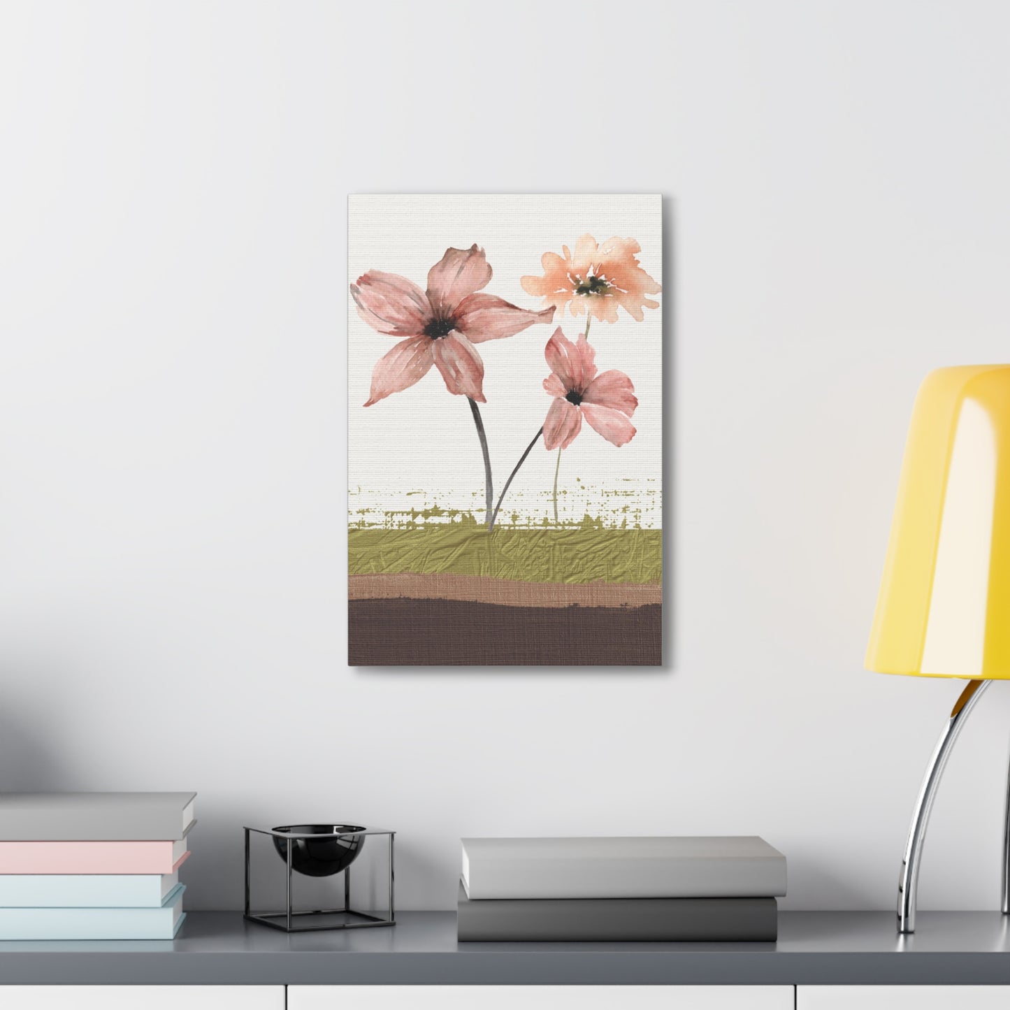 Abstract Flower Canvas