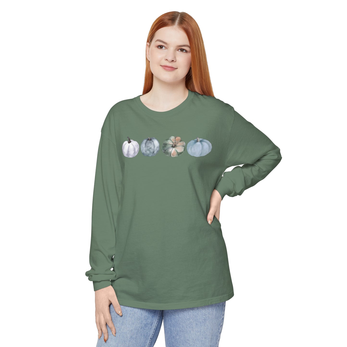 Fall Pumpkin Long Sleeve Shirt