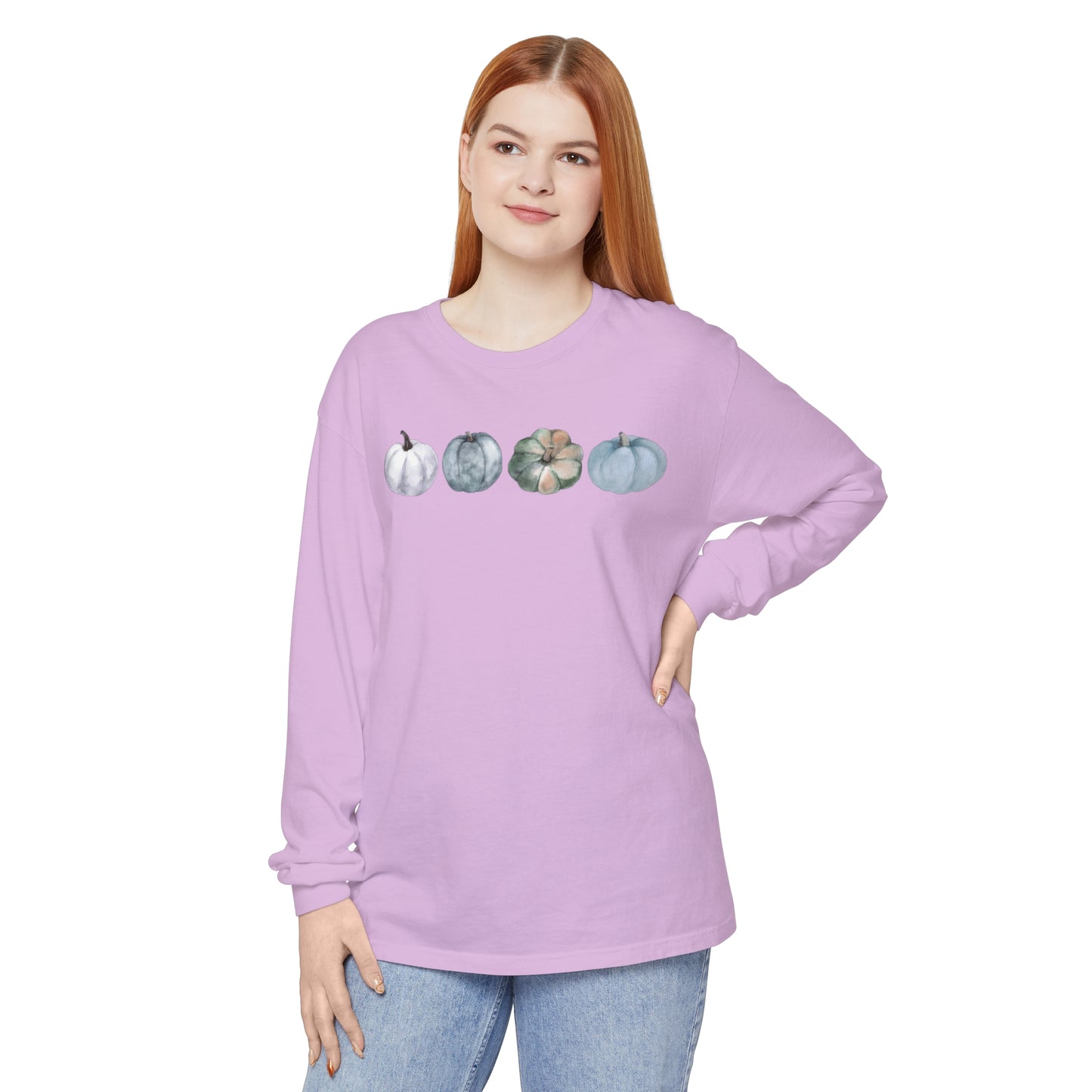 Fall Pumpkin Long Sleeve Shirt