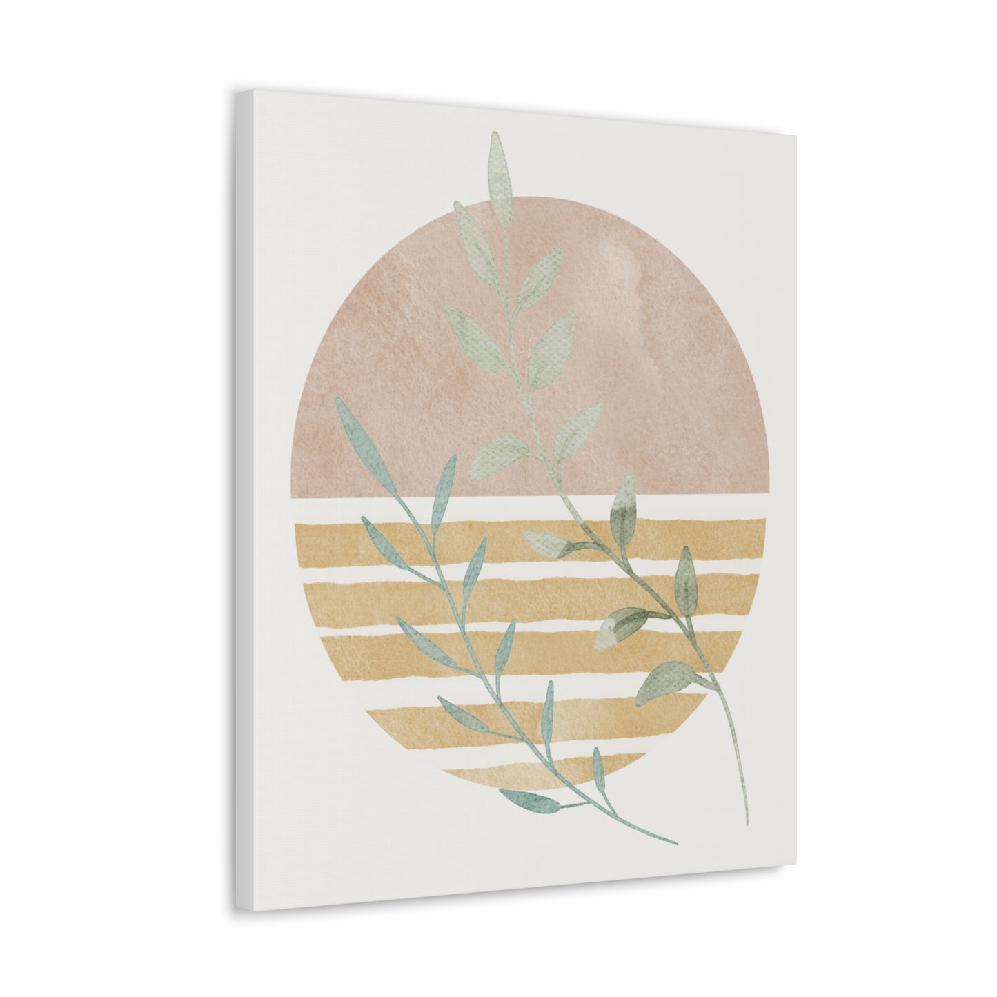 Abstract Plant Canvas