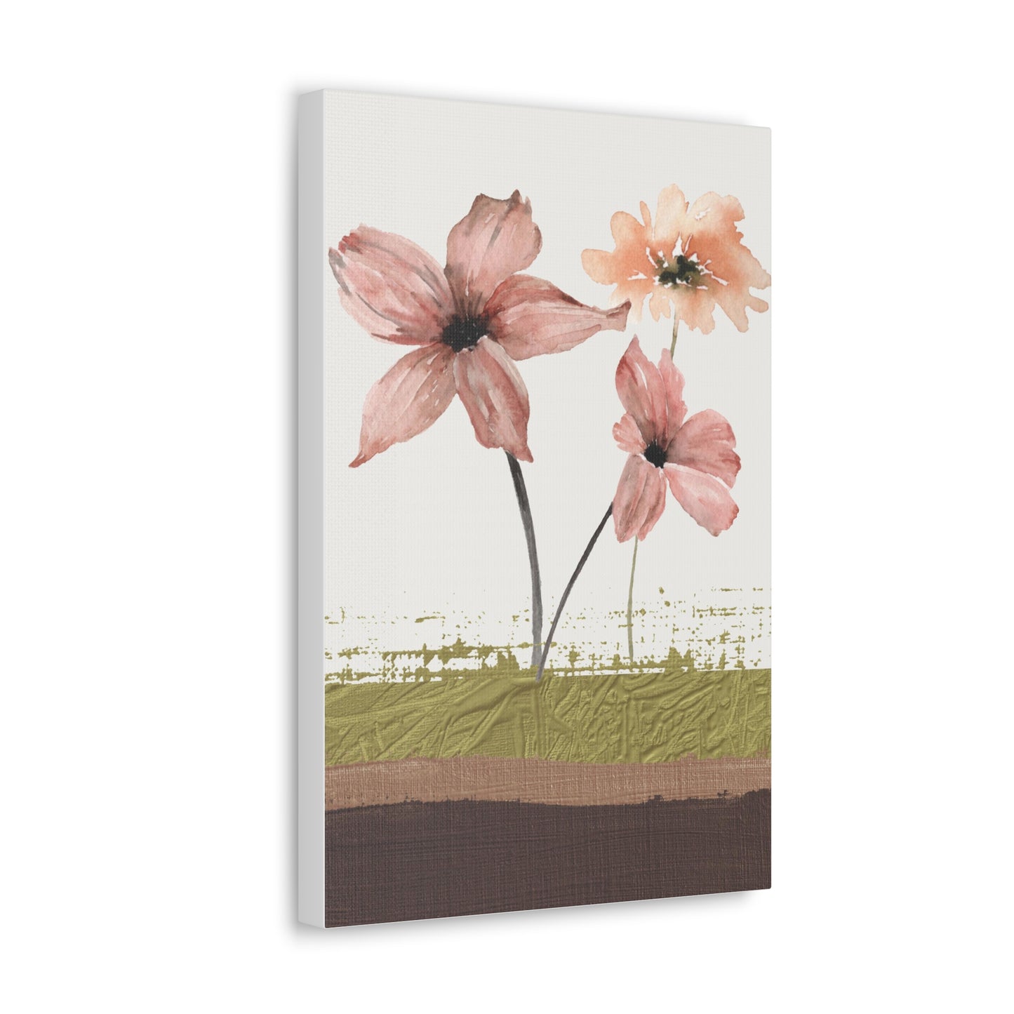 Abstract Flower Canvas