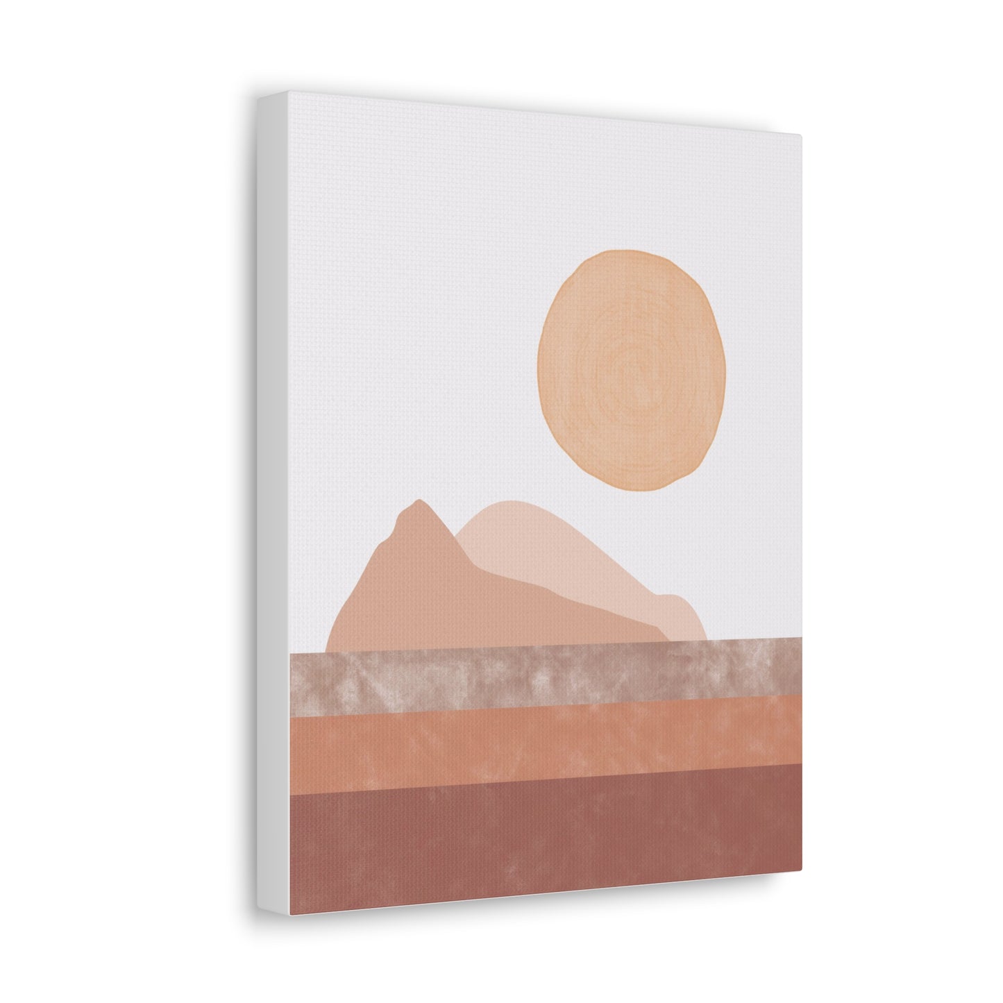 Sun And Mountains Canvas