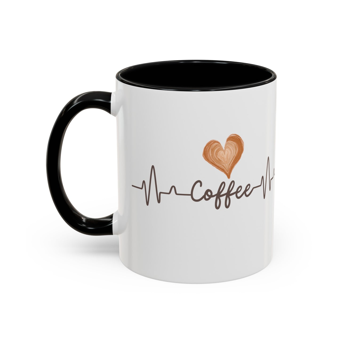 Coffee Heartbeat Mug, 11oz