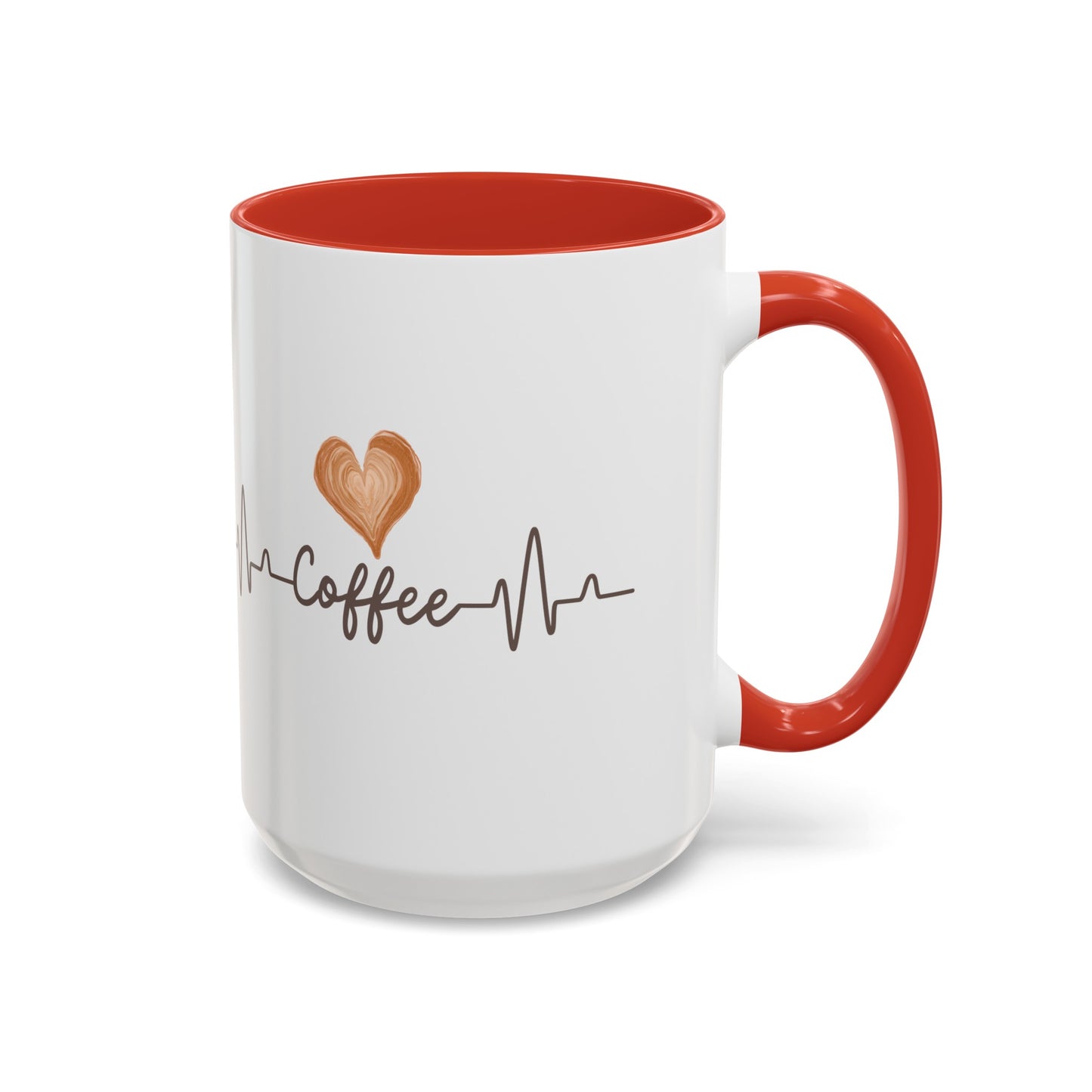 Coffee Heartbeat Mug, 11oz