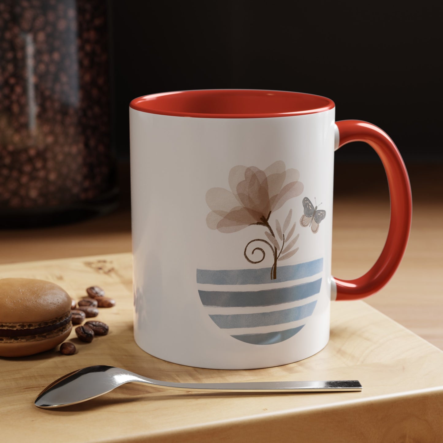 Watercolor Flower Coffee Mug