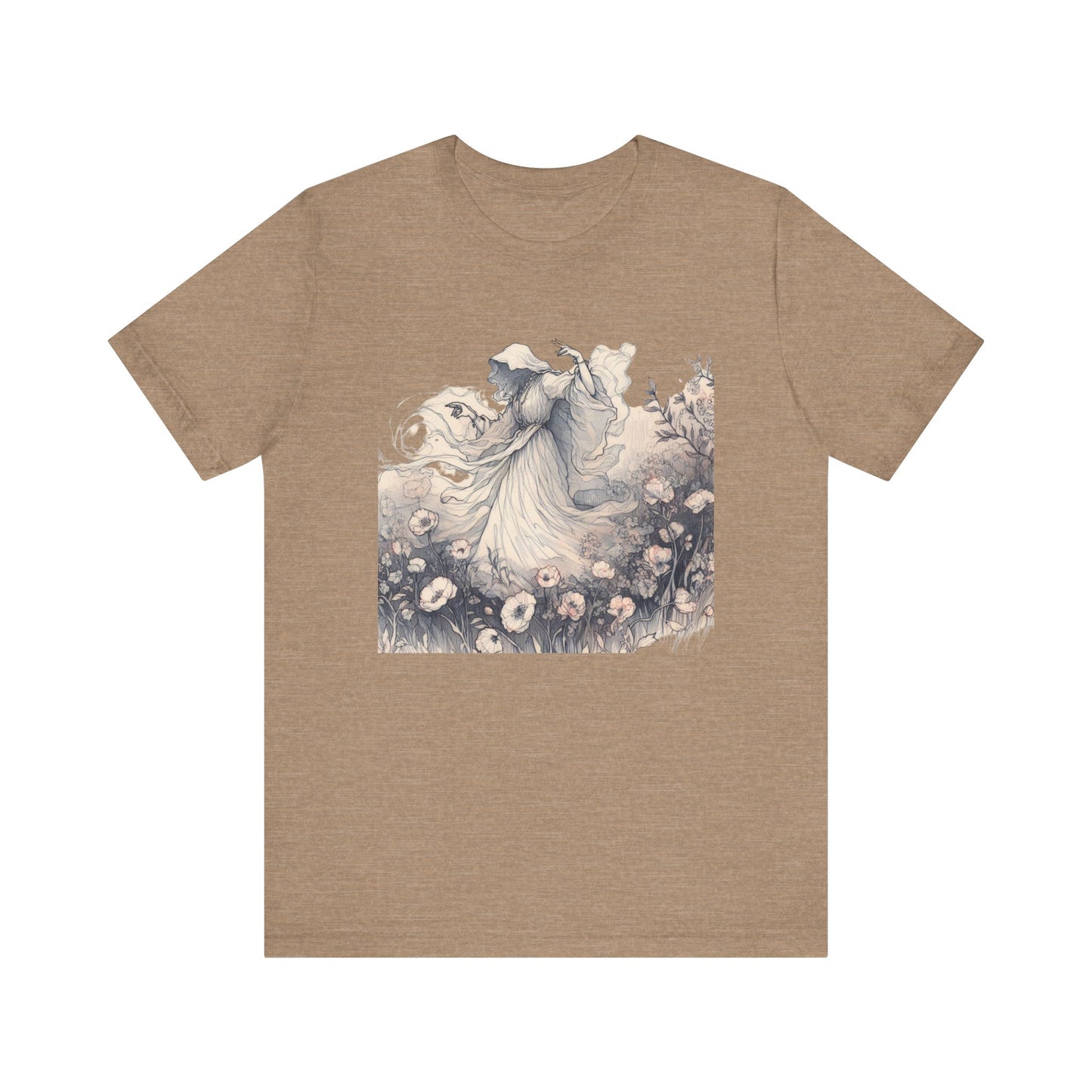 Vintage Floral Ghost T-Shirt