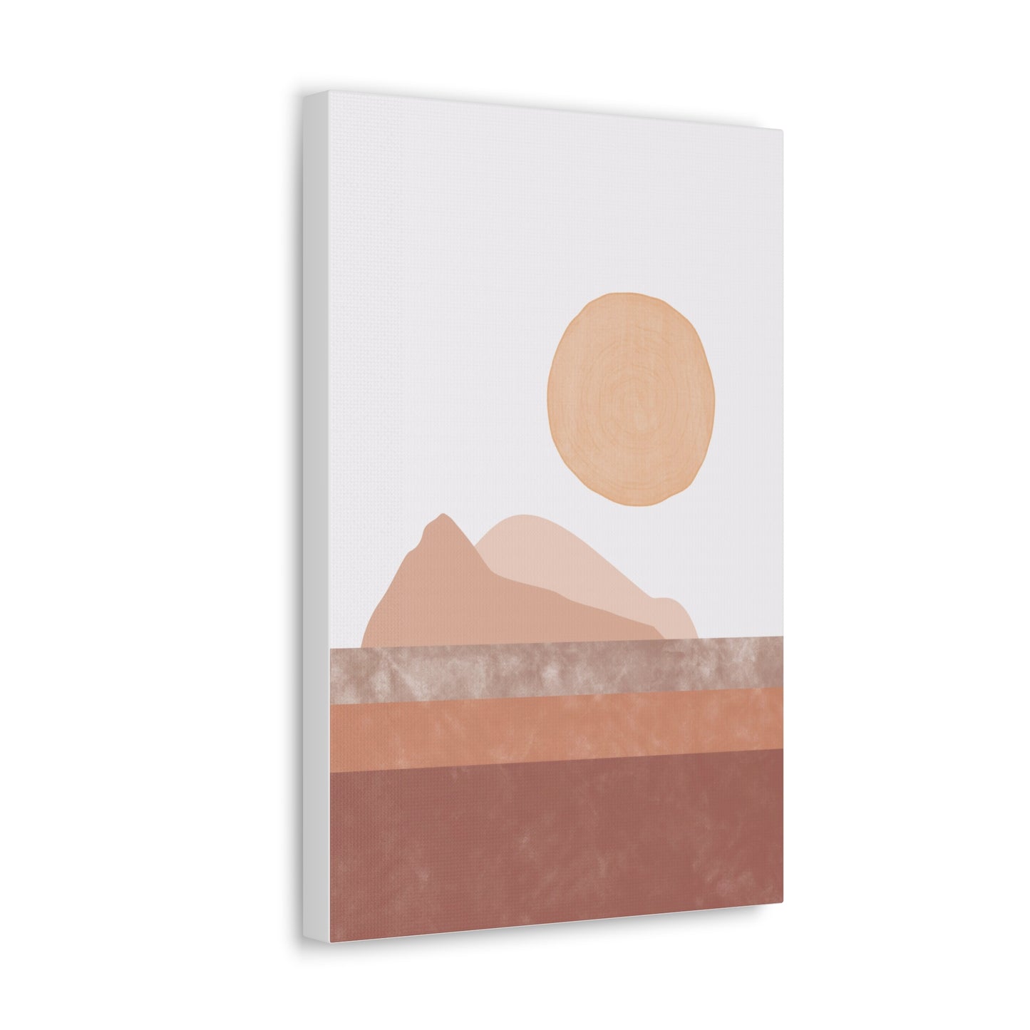 Sun And Mountains Canvas