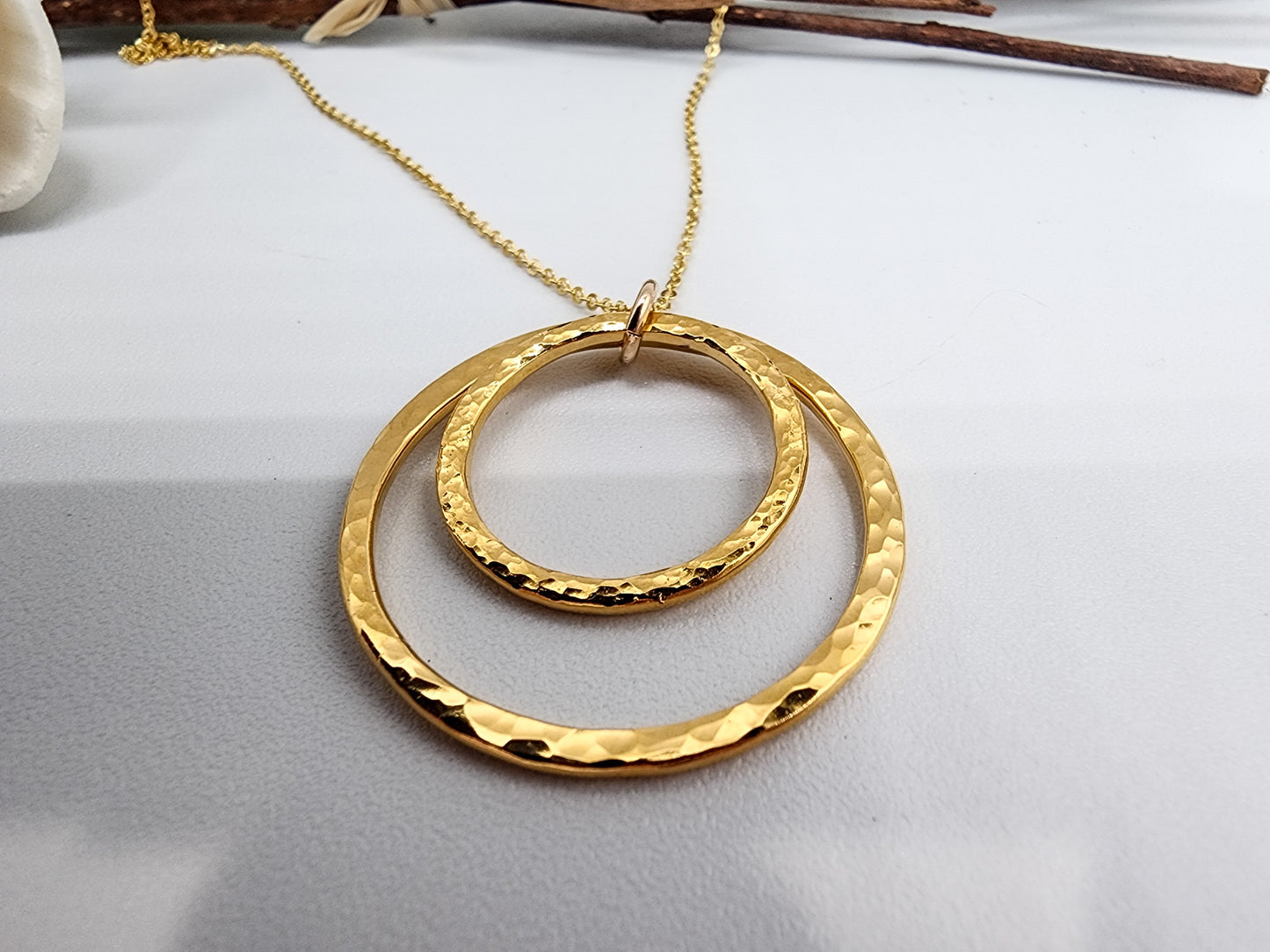 Gold-Filled Open Circles Necklace