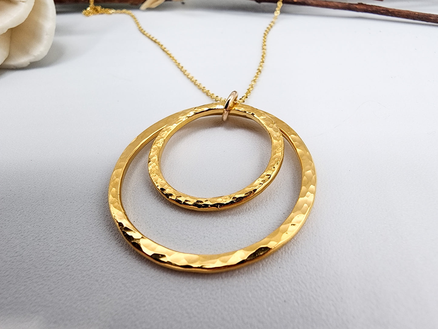 Gold-Filled Open Circles Necklace