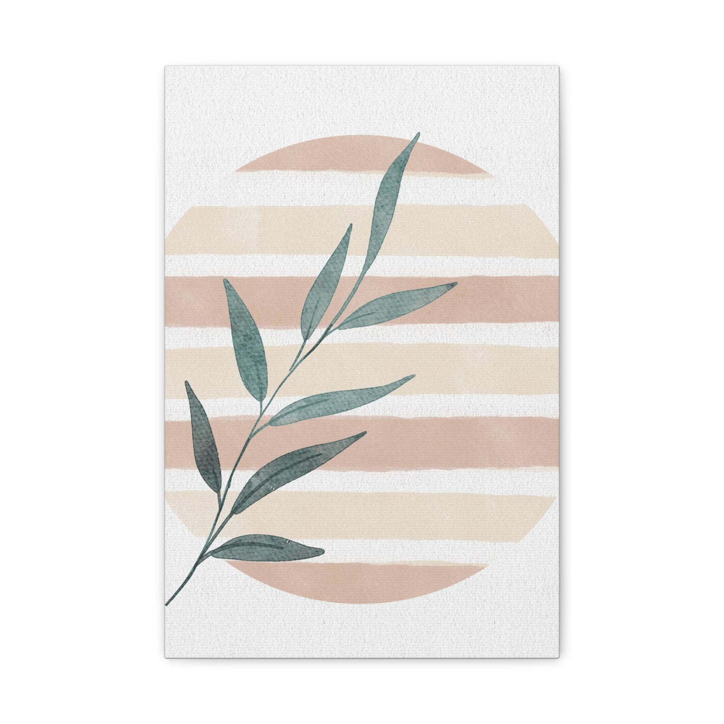 Abstract Plant Canvas