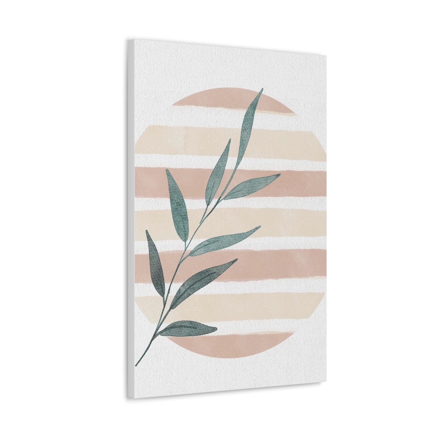 Abstract Plant Canvas