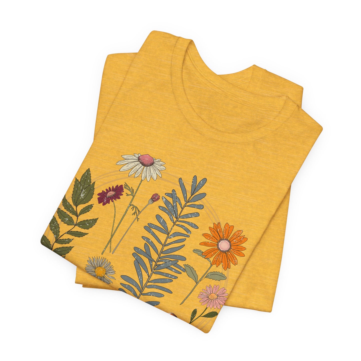 Flower and Mushroom T-Shirt