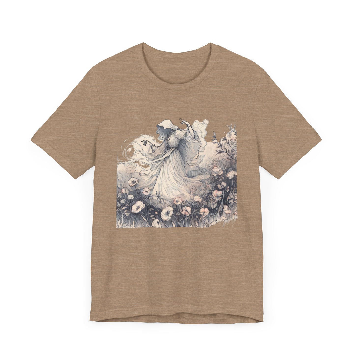 Vintage Floral Ghost T-Shirt