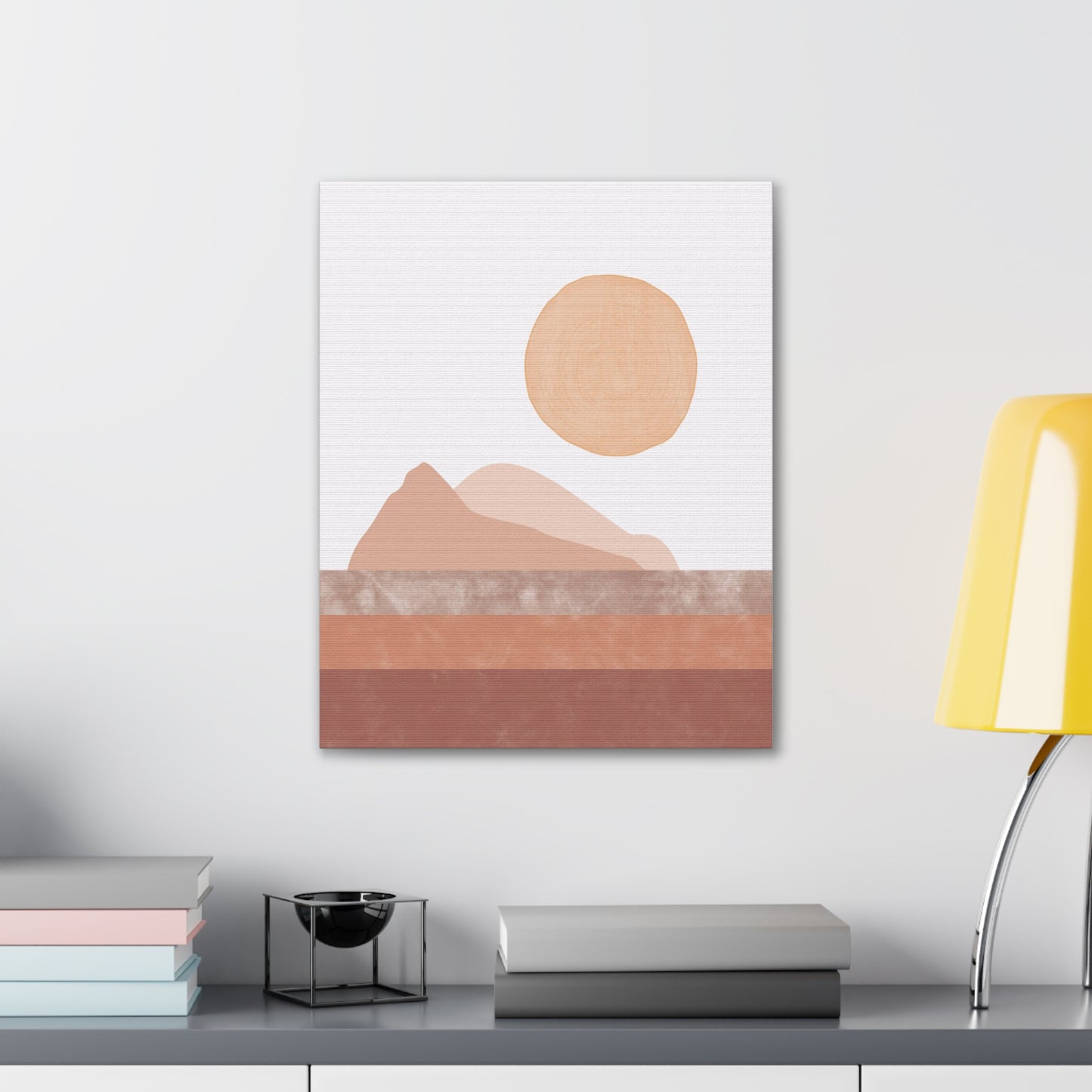 Sun And Mountains Canvas