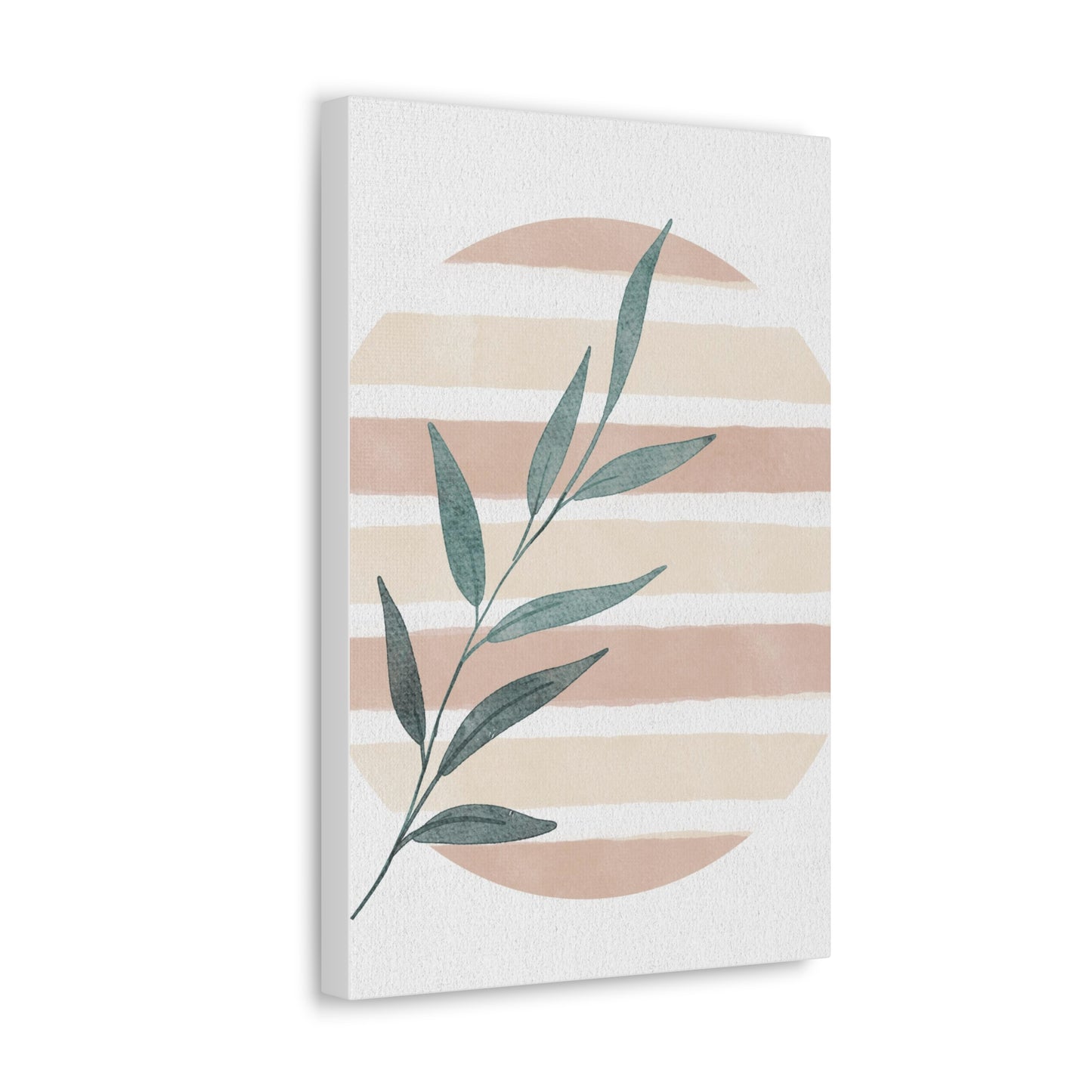 Abstract Plant Canvas