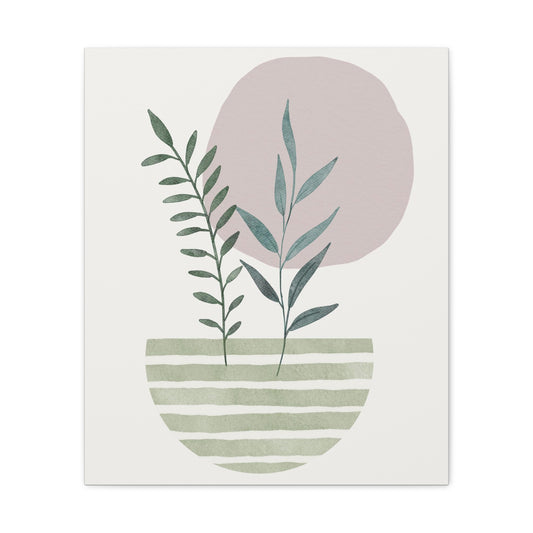 boho plant wall art